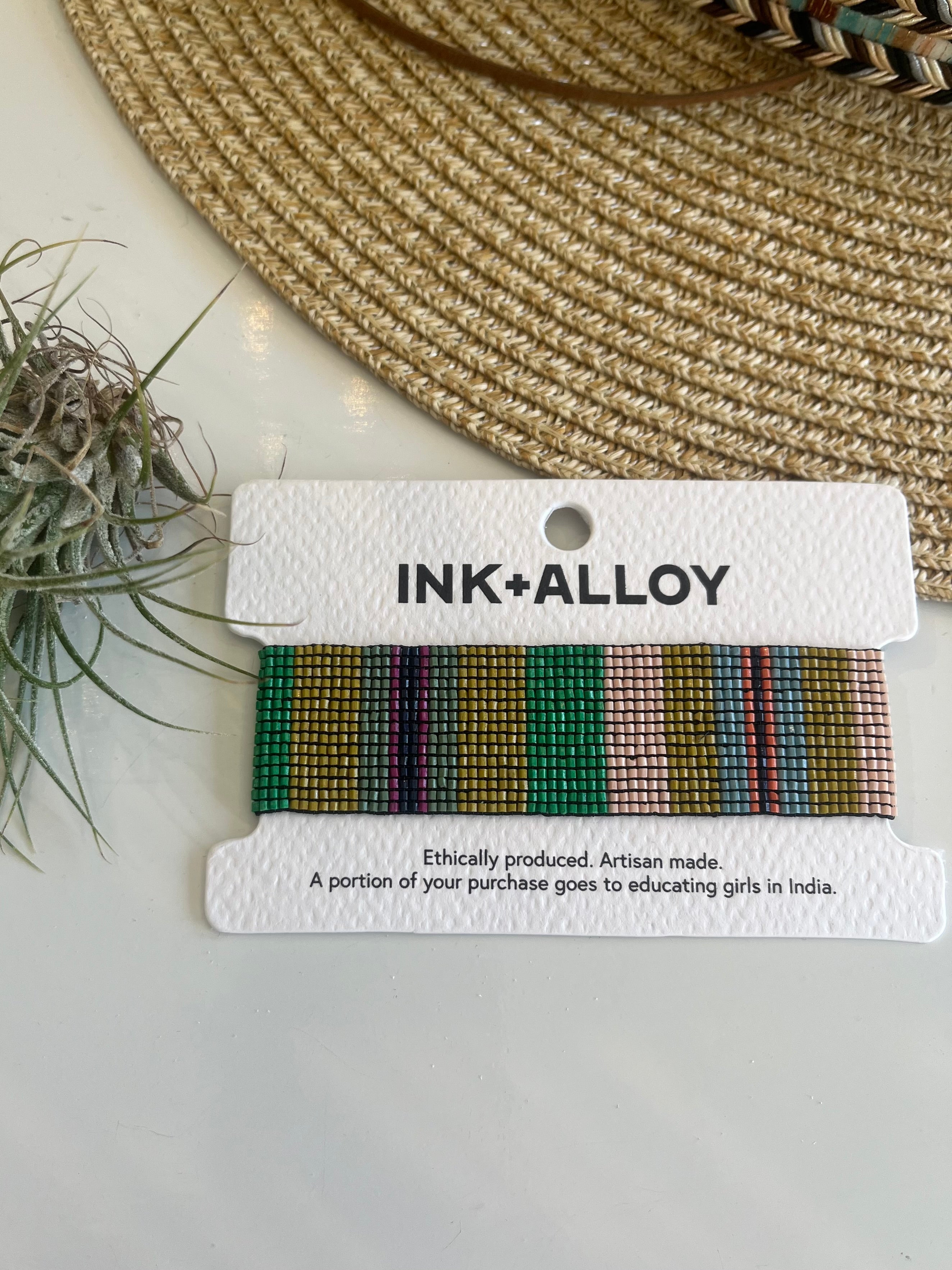 Kenzie Mixed Colorblock and Stripe Bracelet {St. Tropez}