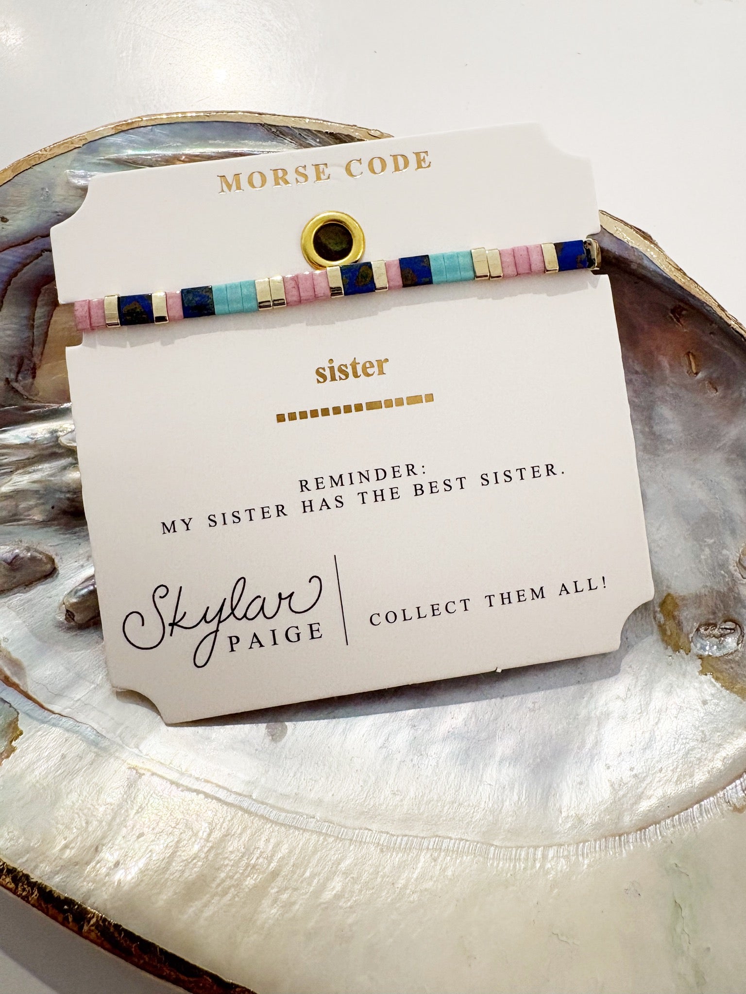 Sister Tila Bracelet {Turquoise/Lapis/Orchid}