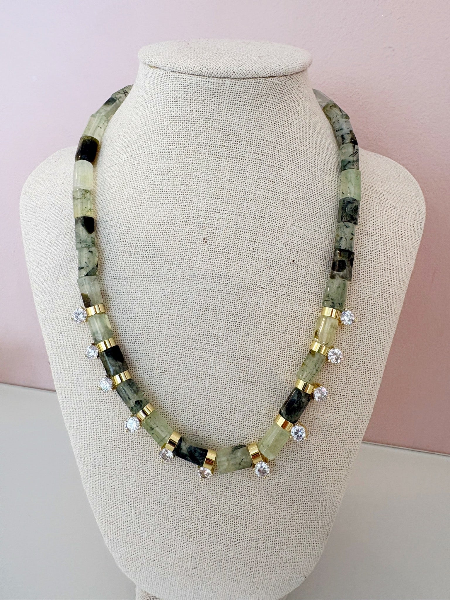 Verde Muse Necklace {Gold}
