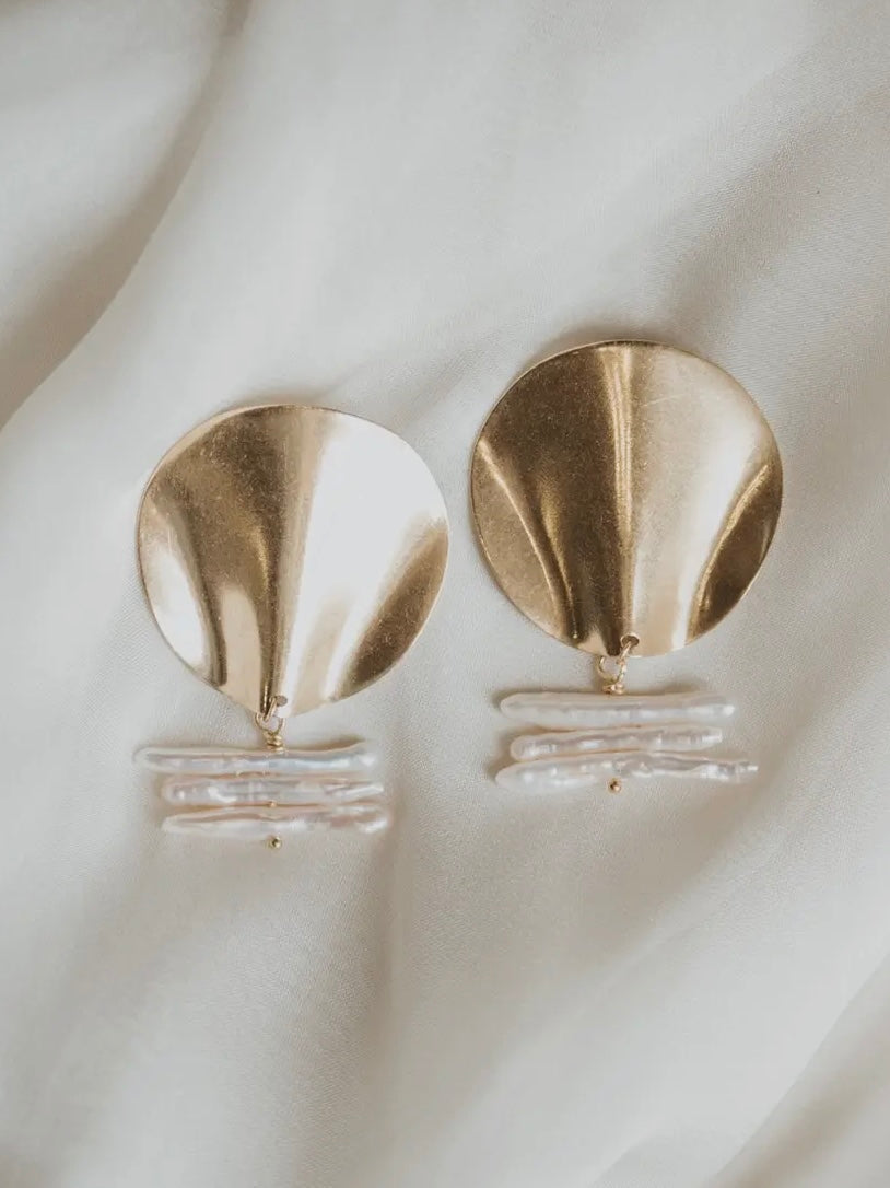 Tate Earrings {Brass}
