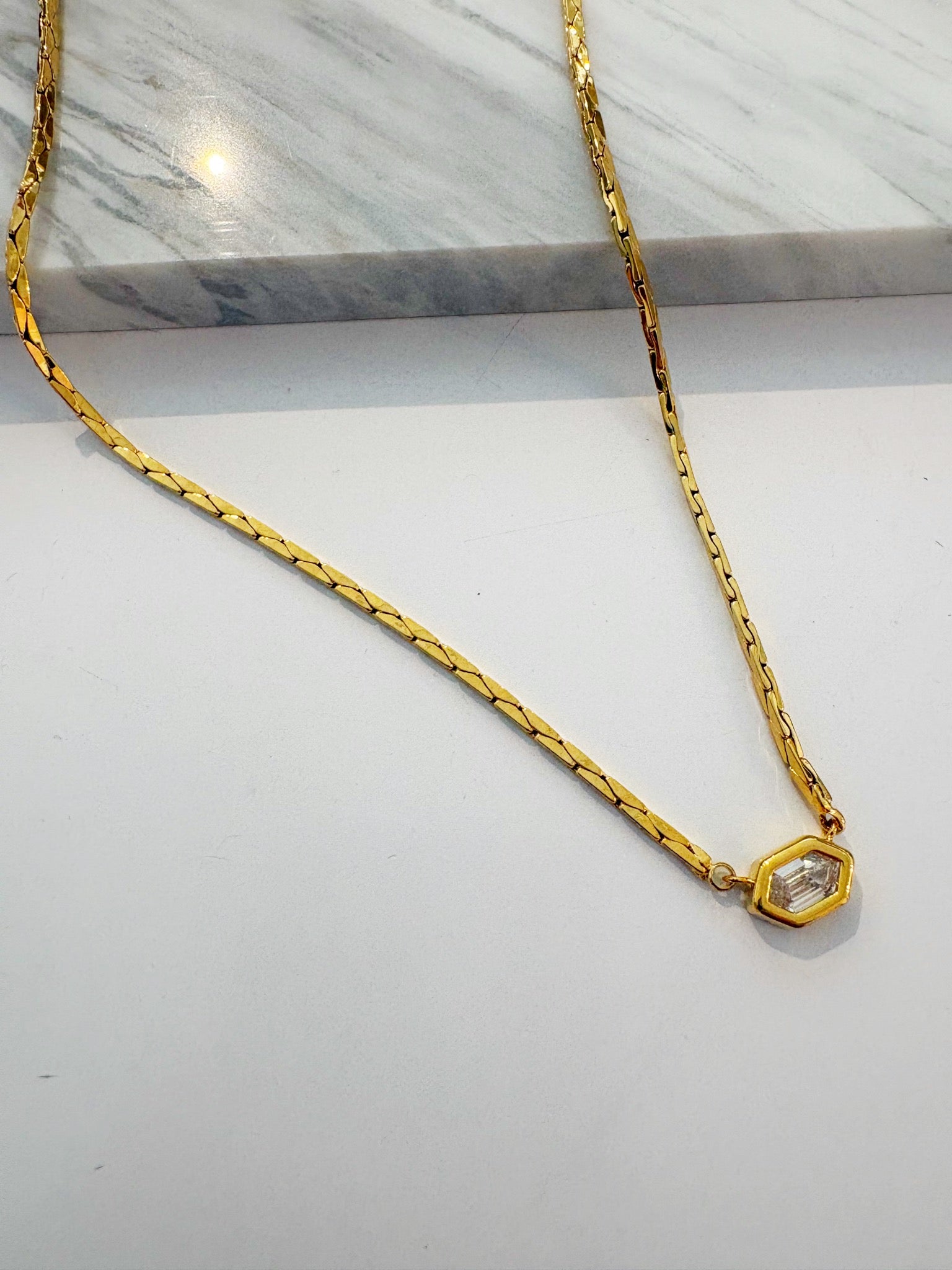 Harlequin Necklace {Gold}