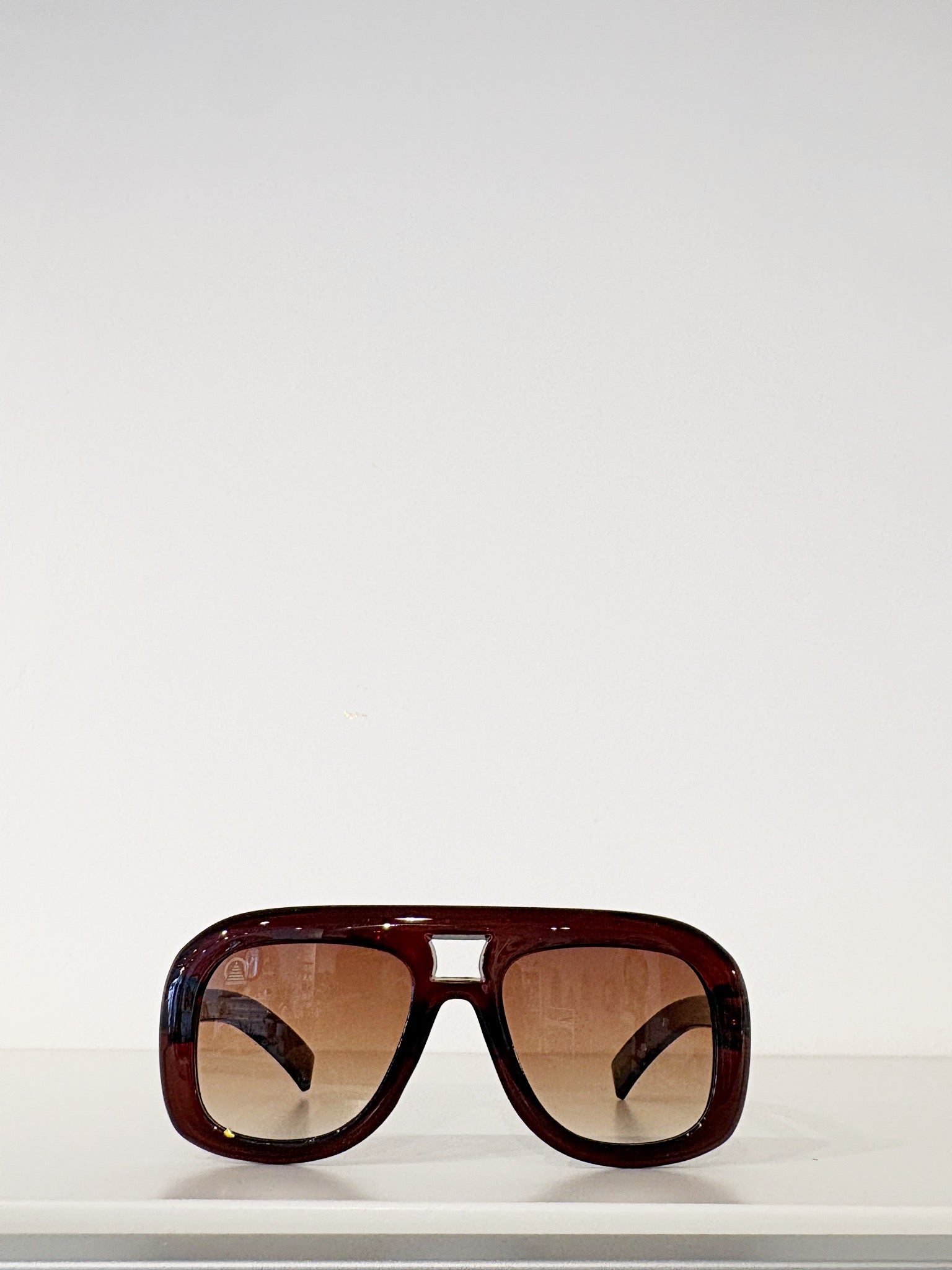 Sebastian Cho Retro Aviator Sunglasses {Merlot}