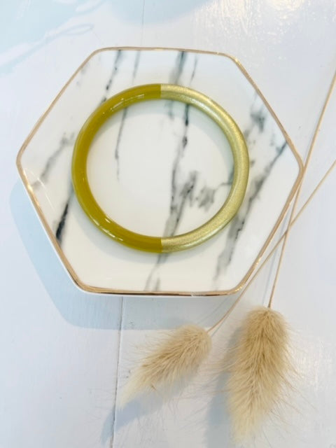 Lacquer Bangle {Sweet Olive}