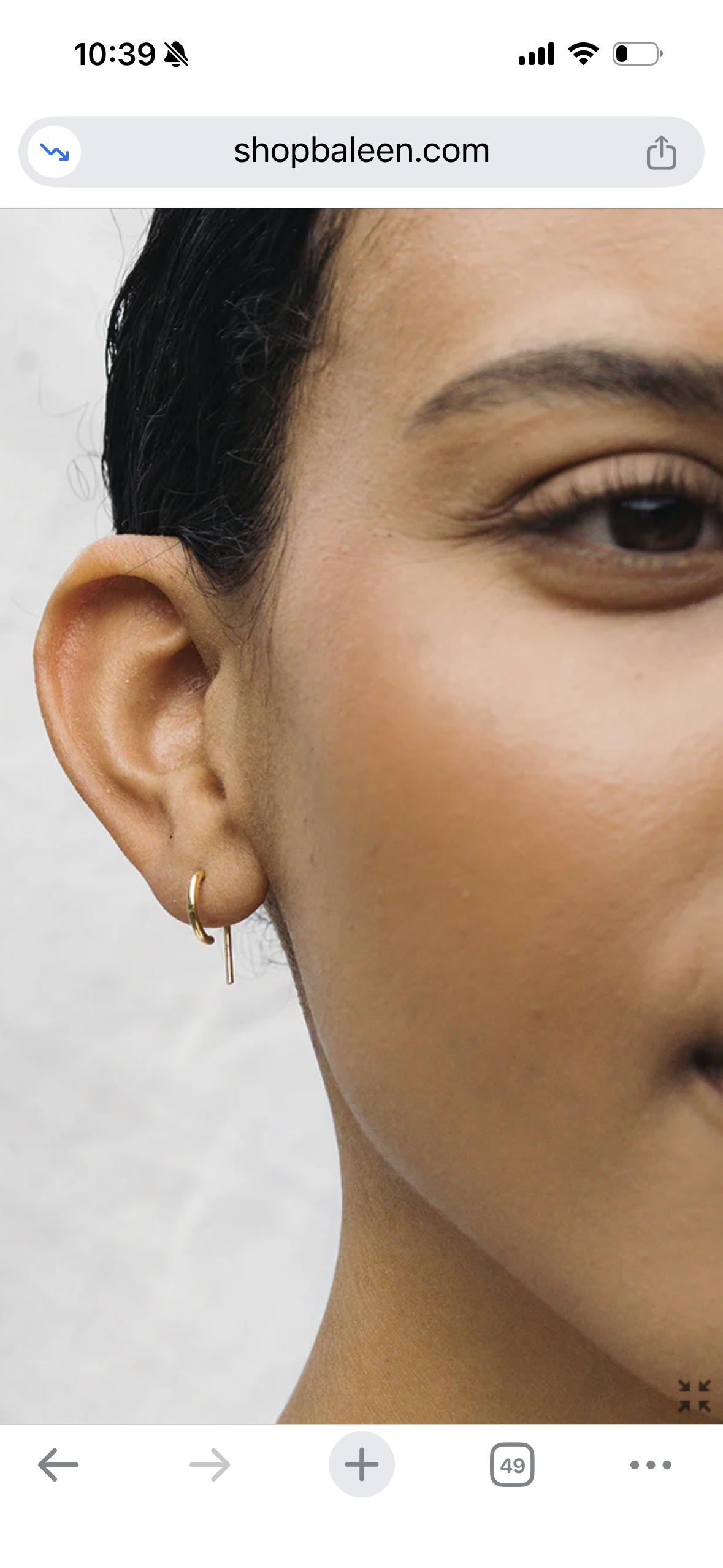 Coupe Earrings {Gold}