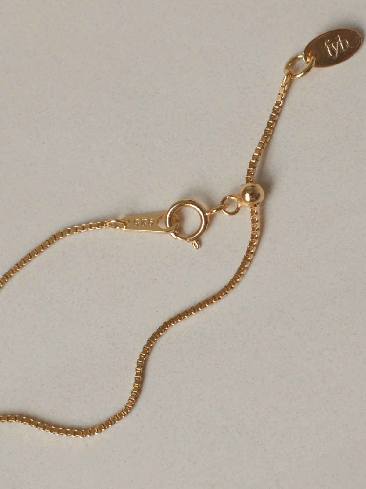 Box Charm Chain {Gold}