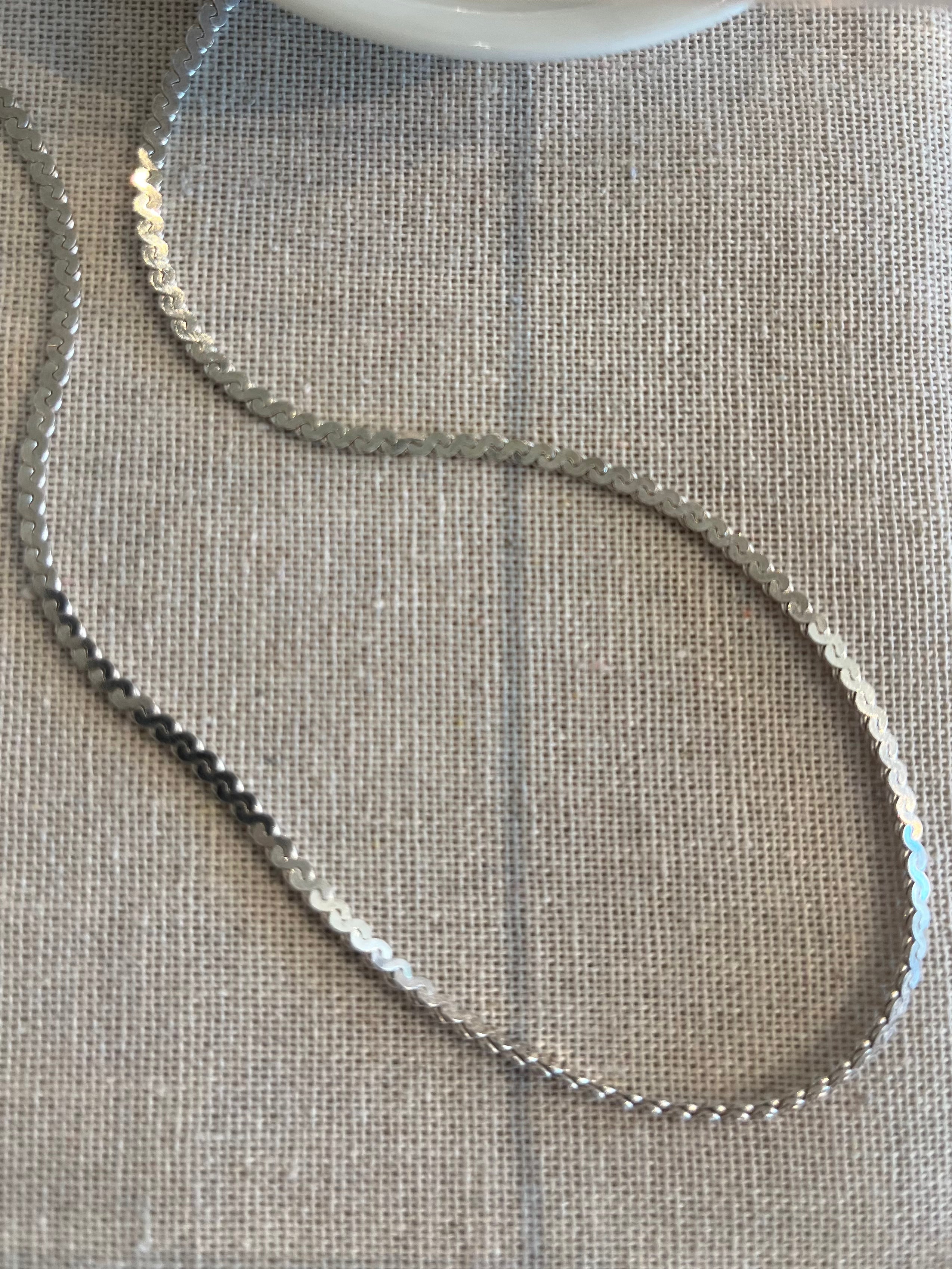 Serpentine Chain {Sterling/Estate}