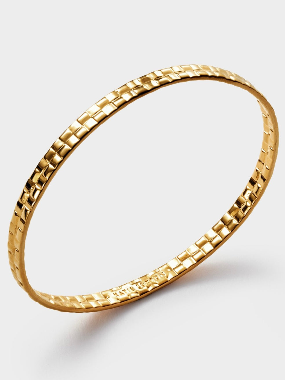 Taya Woven Bangle Bracelet {Gold}
