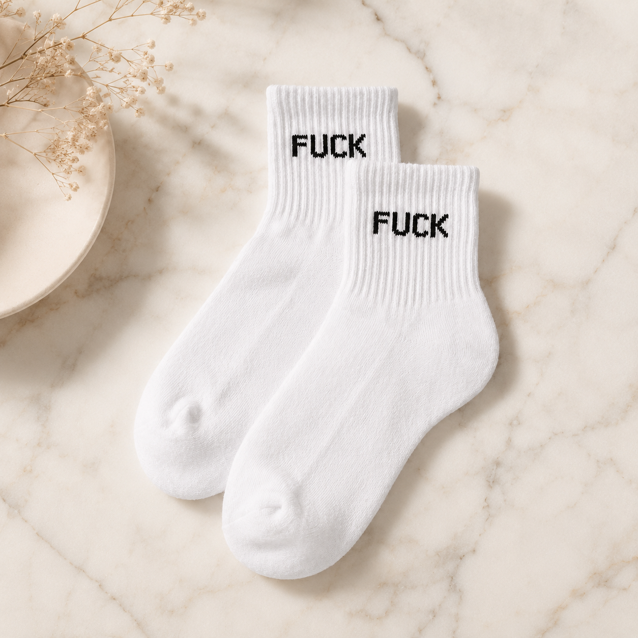 Fuck Socks {White/Black}