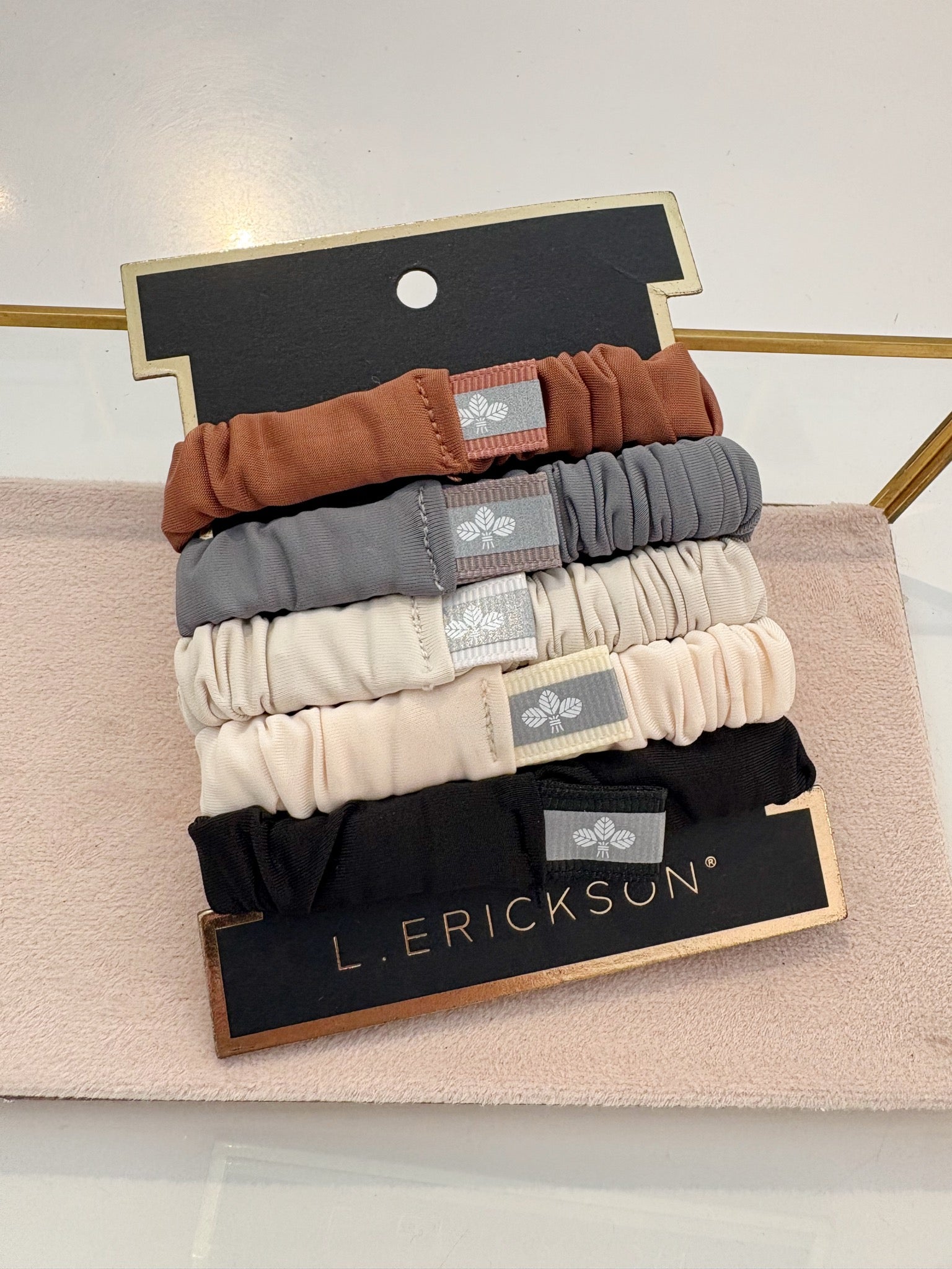 Performance Pony Hair Ties 5 Pack {Truffle}