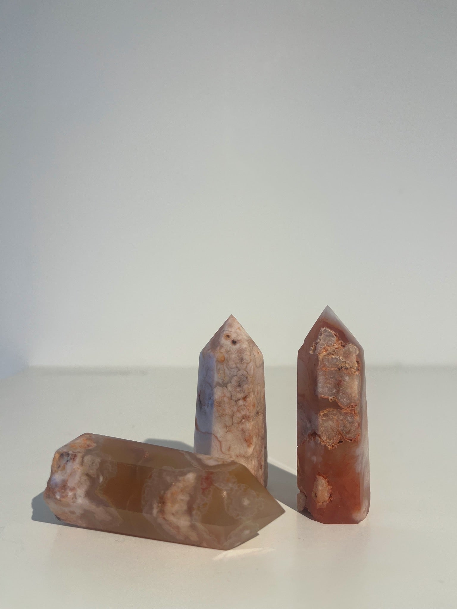 Crystal Tower {Flower Agate}