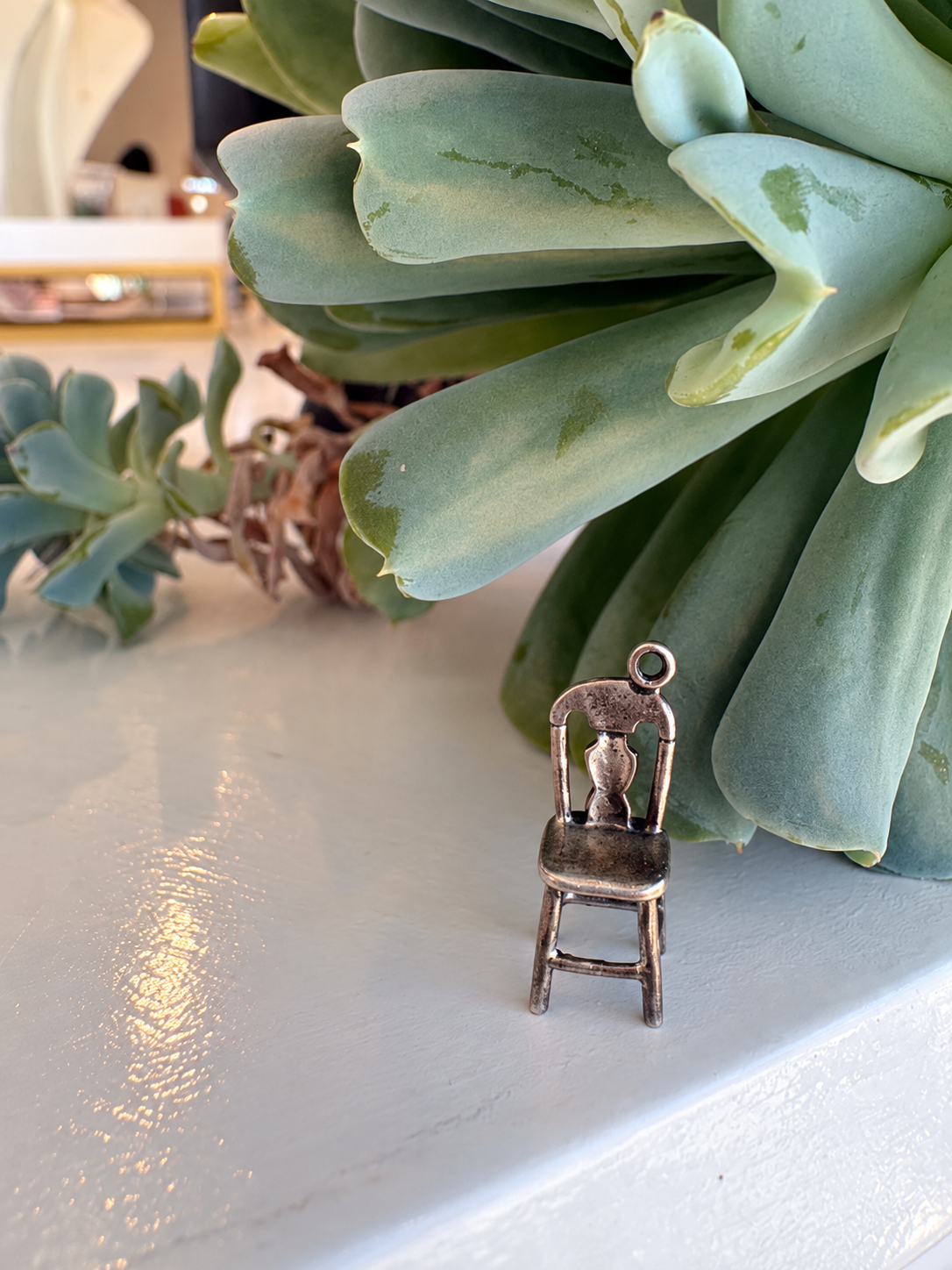 Chair Charm {Silver/Estate}