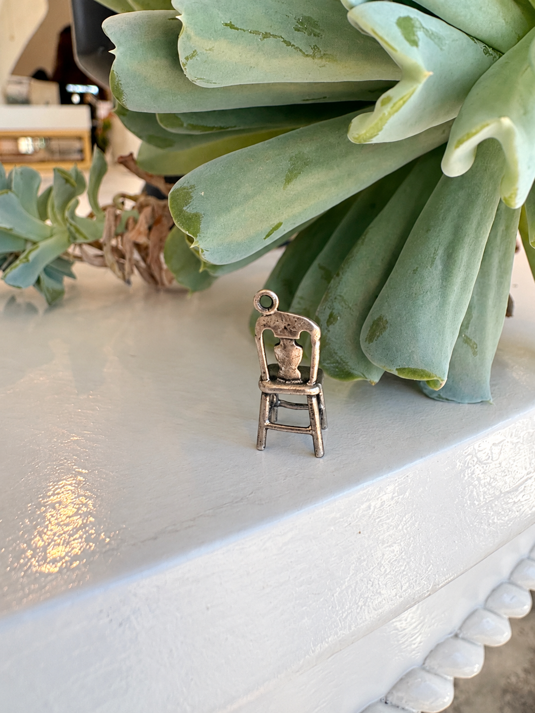 Chair Charm {Silver/Estate}
