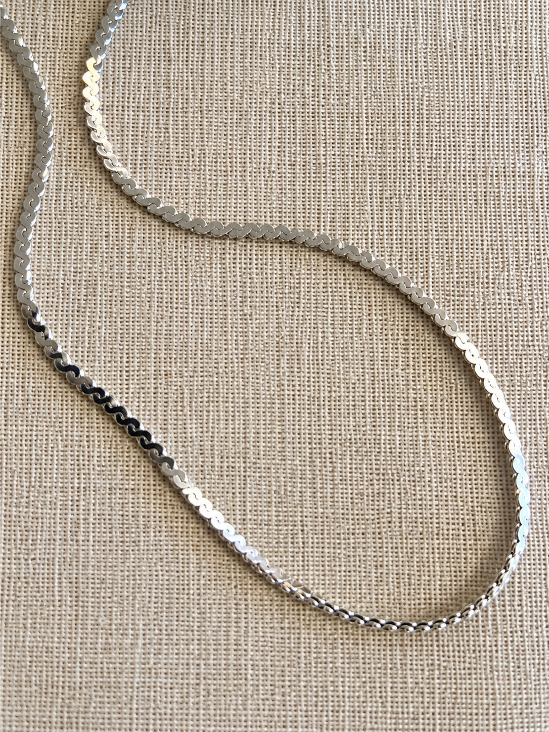 Serpentine Chain {Sterling/Estate}