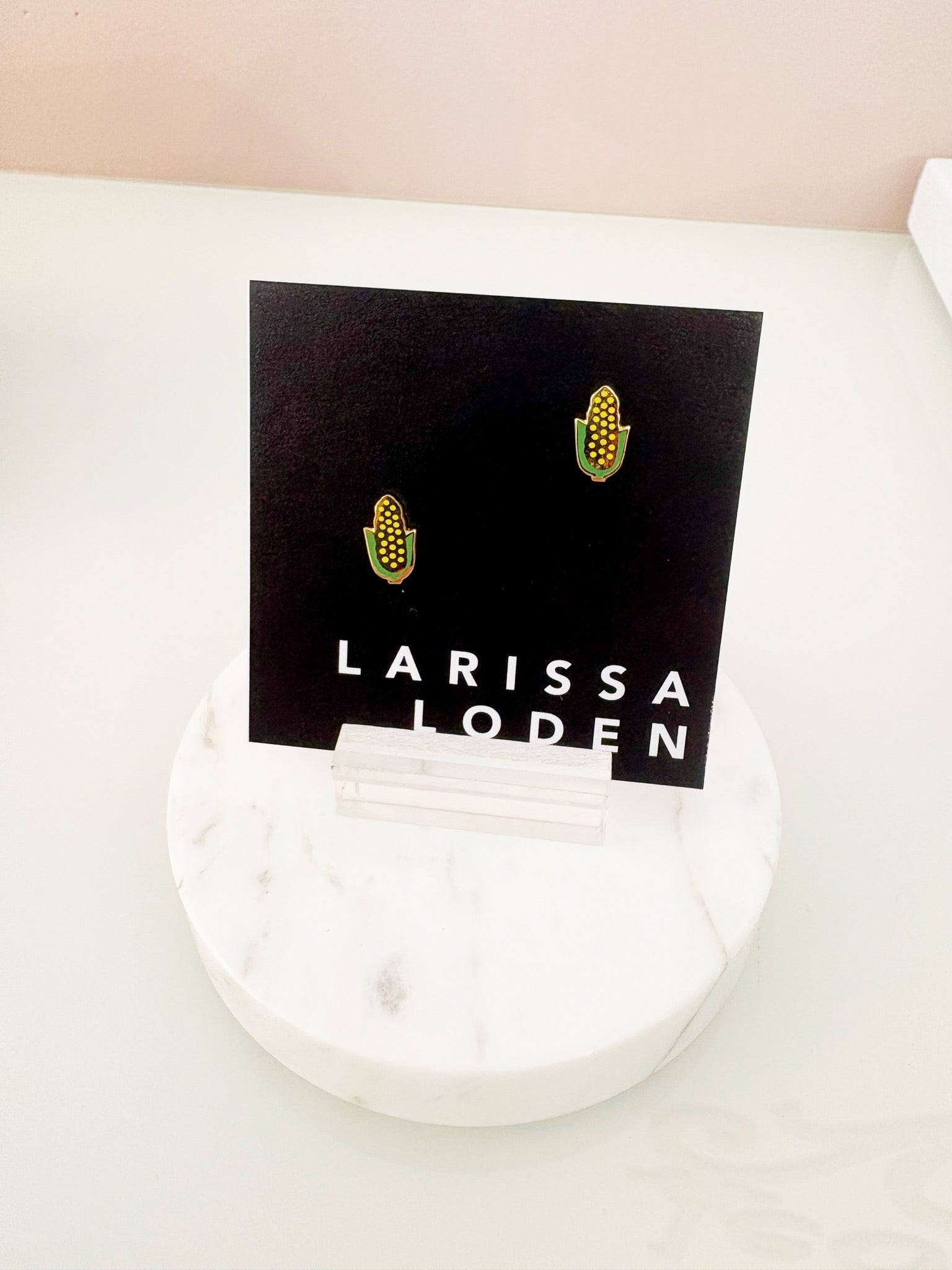 Corn on the Cob Earrings {Gold}