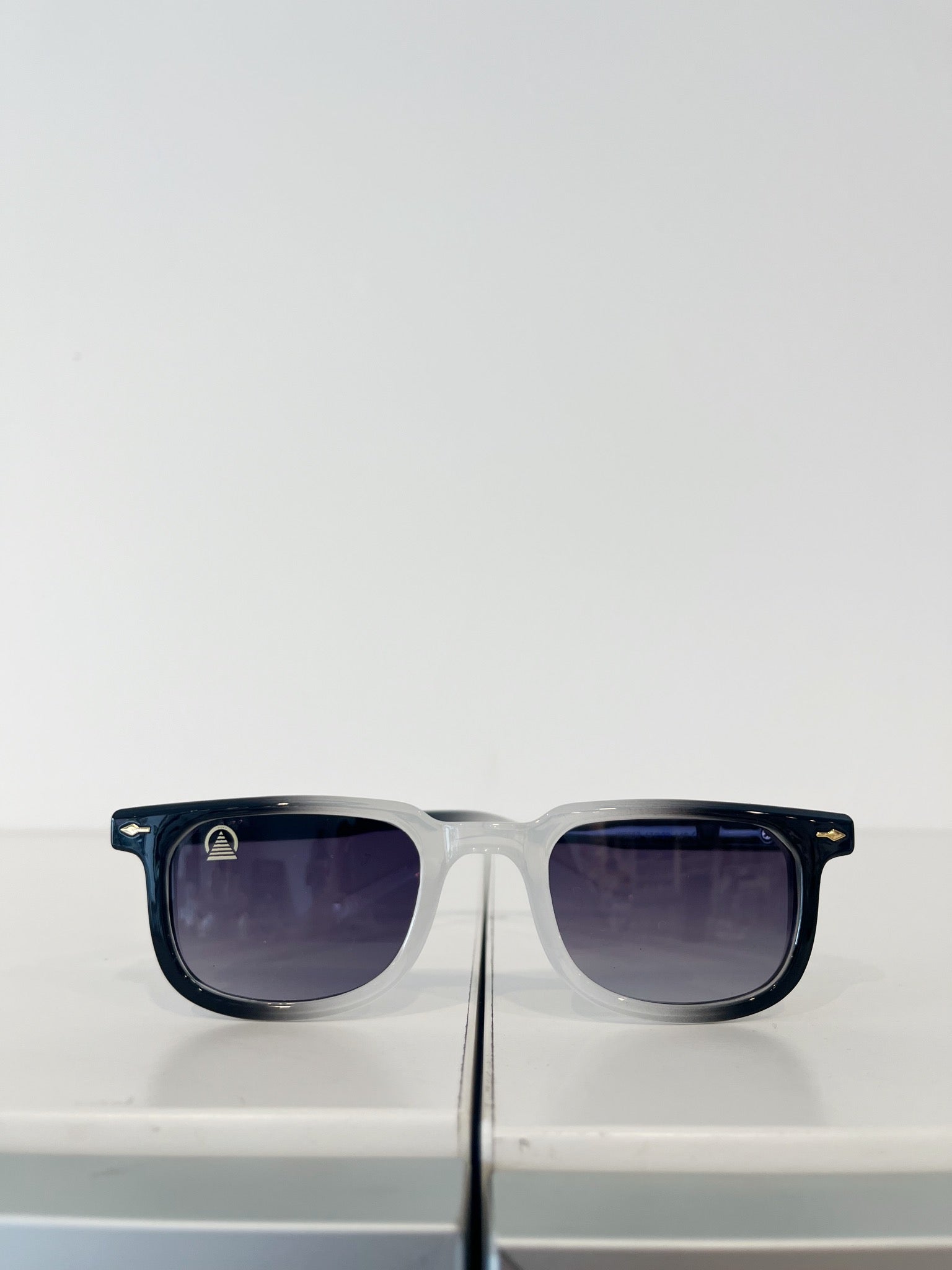 Sebastian Cho Sunglasses {Black/White Gradiant}