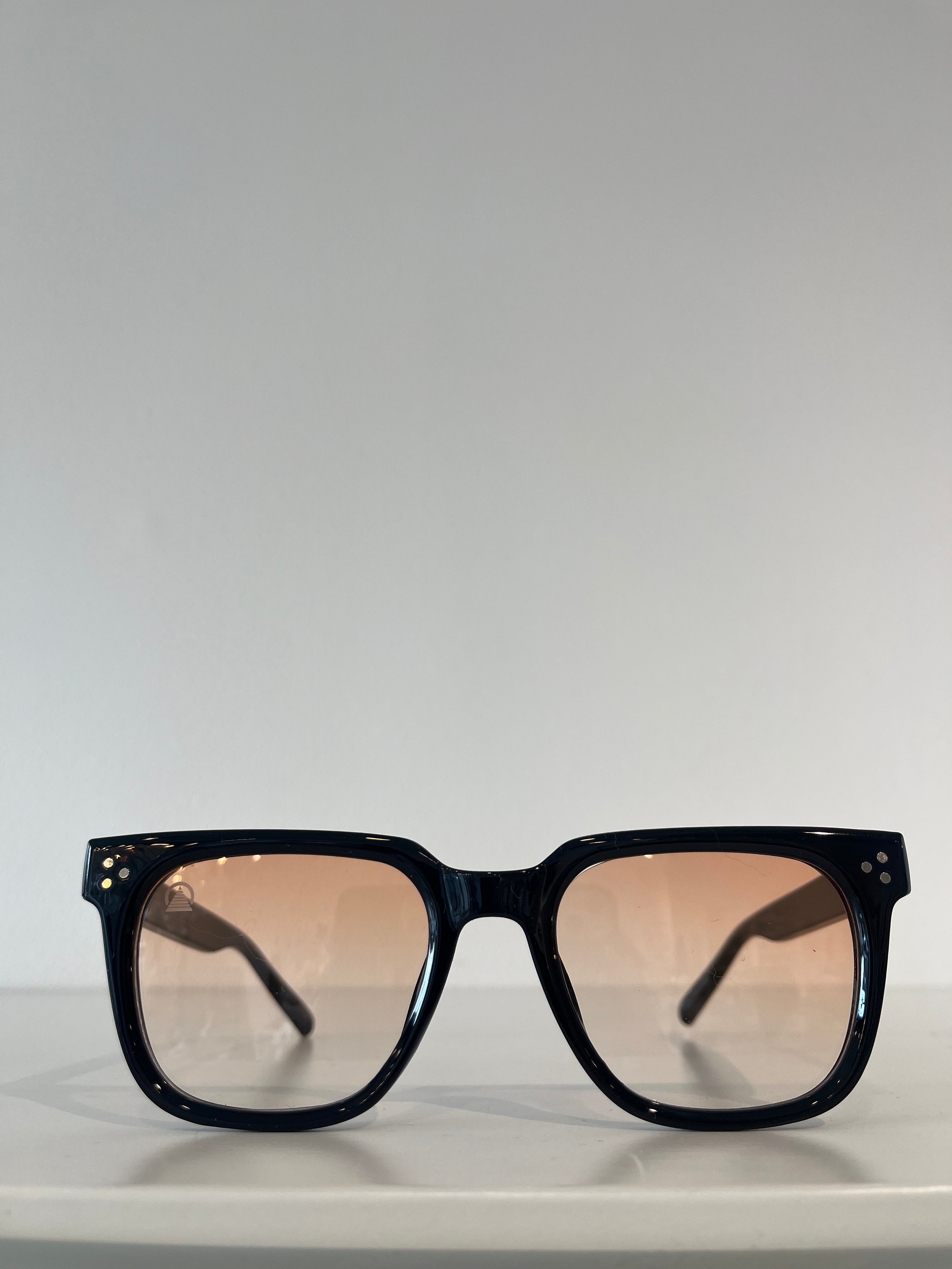 Sebastian Cho Surfer Sunglasses {Black/Peach}