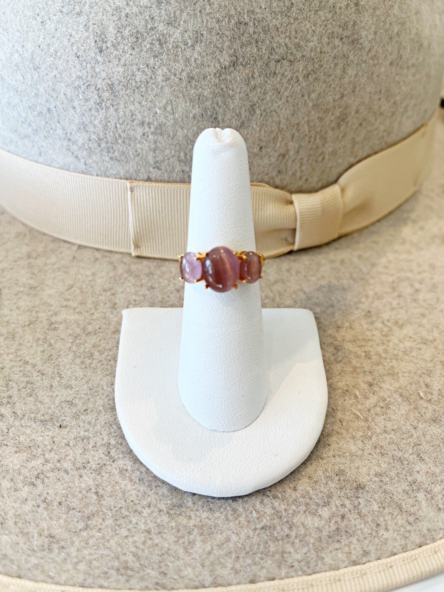 Pink Gum Drop ring {Gold}