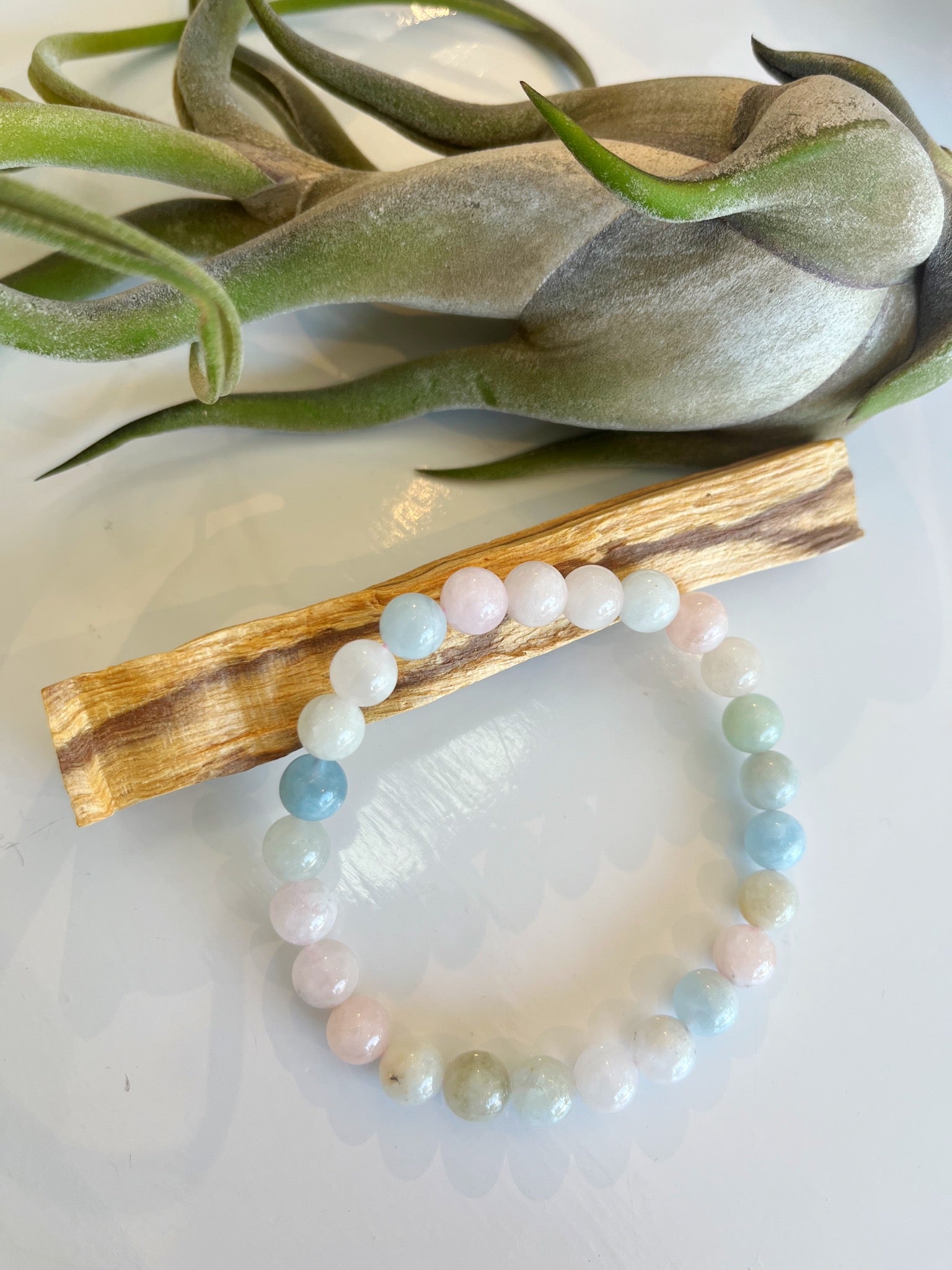 Morganite Energy Stone Bracelet