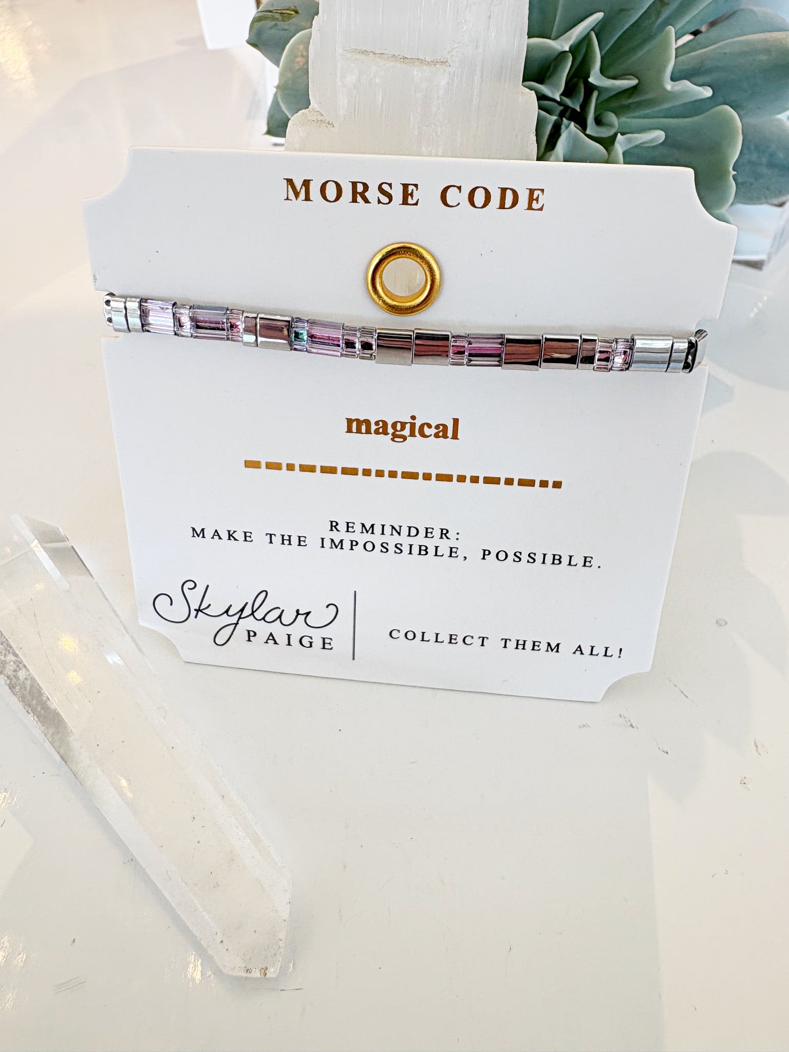 MAGICAL Morse Code Bracelet