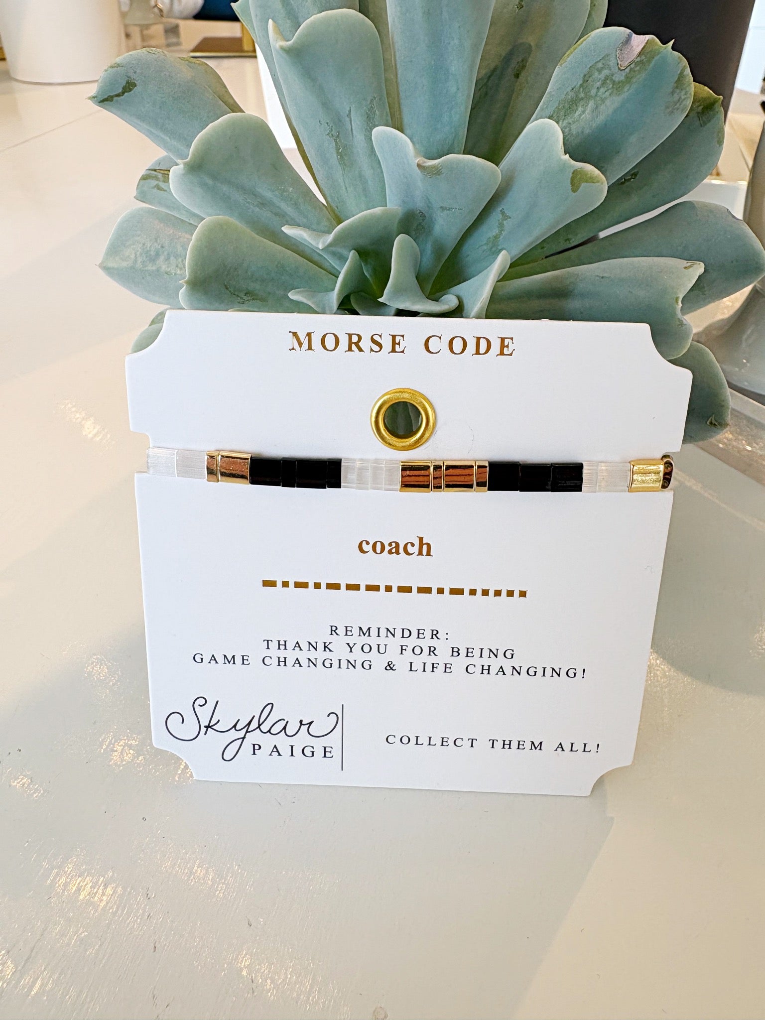 COACH Morse Code Bracelet