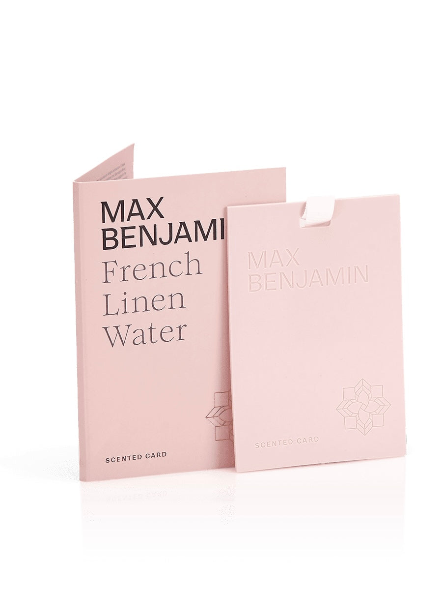 Max Benjamin Scented Card {French Linen Water}