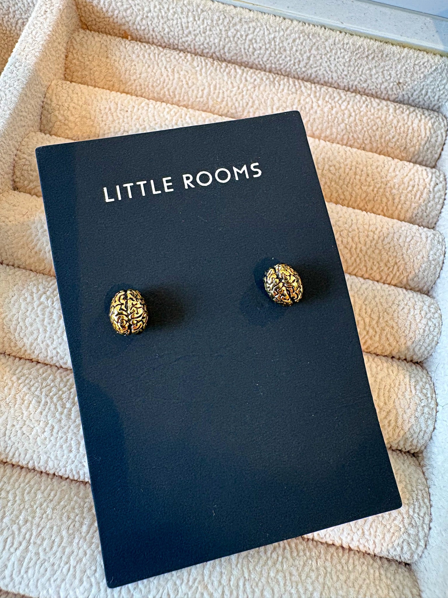 Cortex Stud Earrings {Gold}