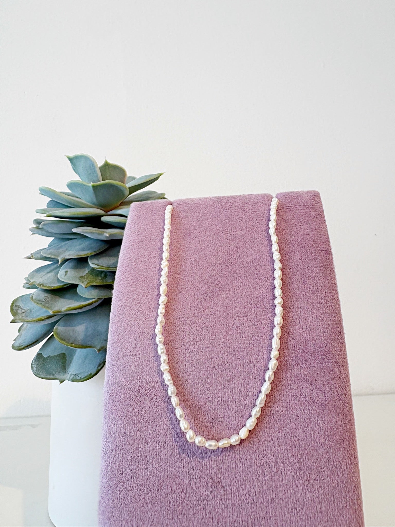 Micro Gem Chain Necklaces {Gold}