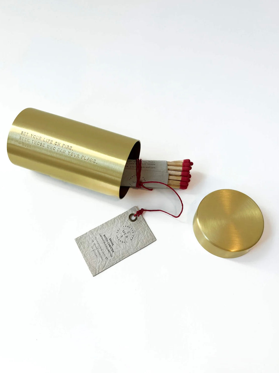 Brass Match Canister & Striker