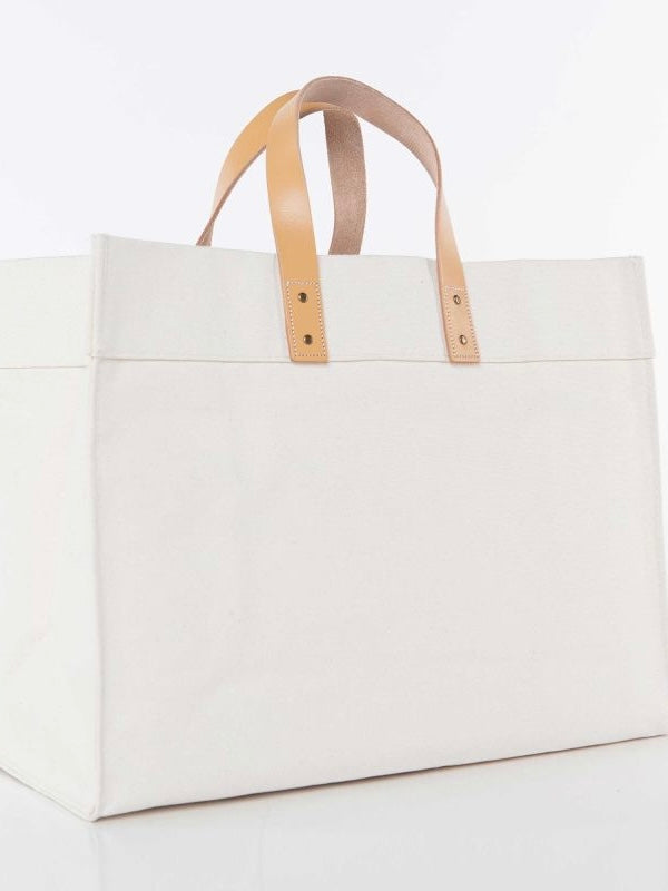 DSM Canvas Tote {Khaki/Black}