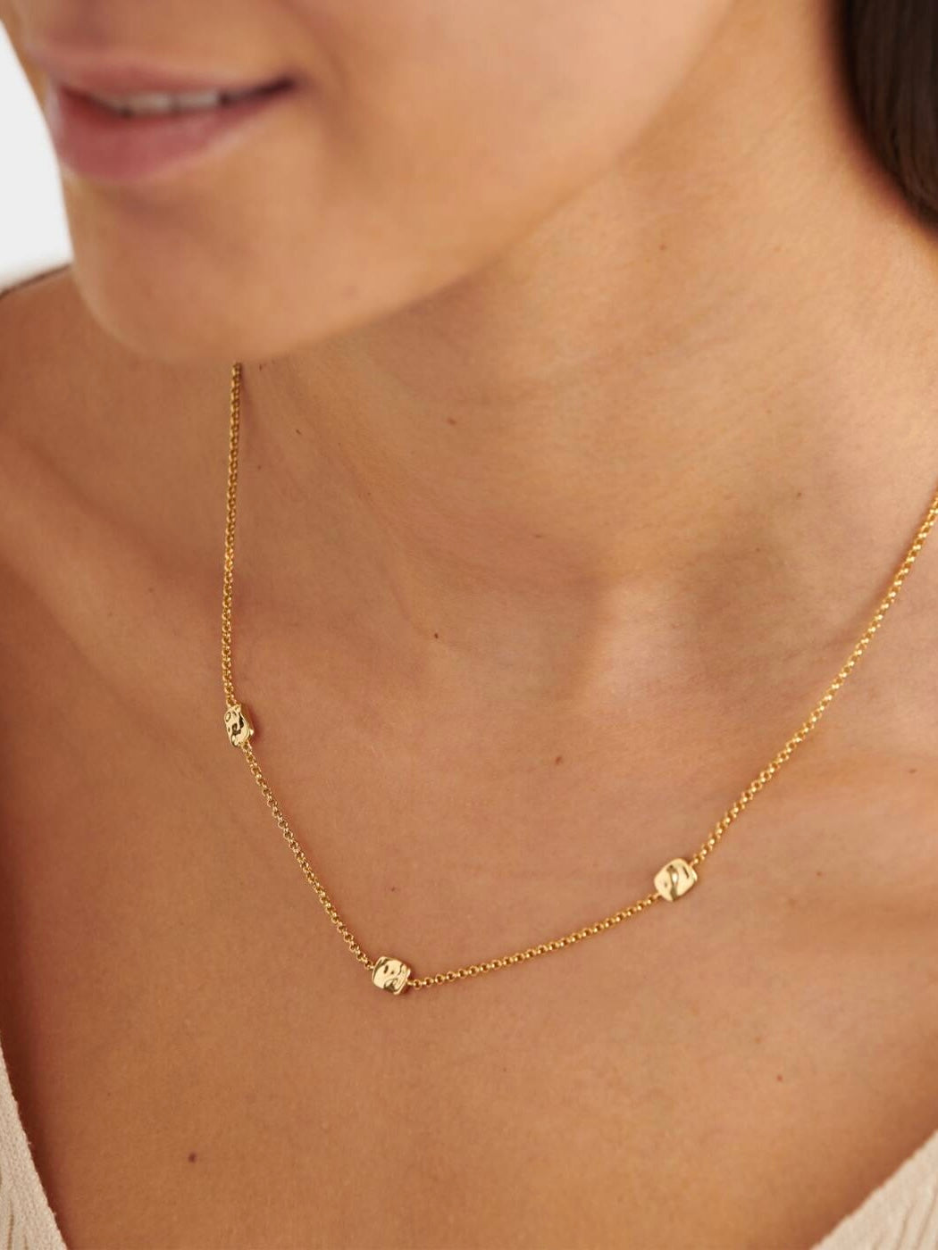Bea Choker Necklace {Gold}