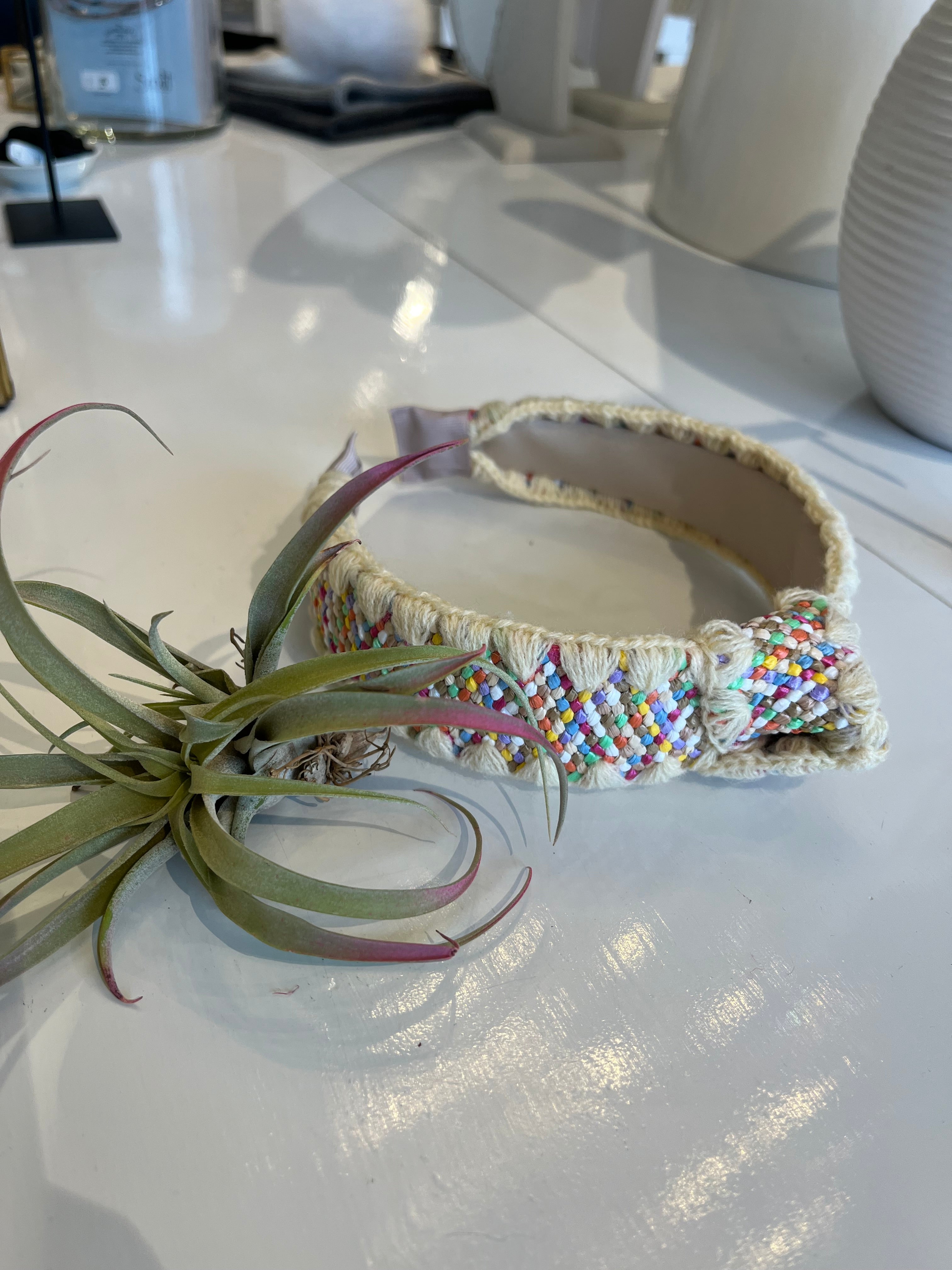 Knotted Raffia Headband {Multi}