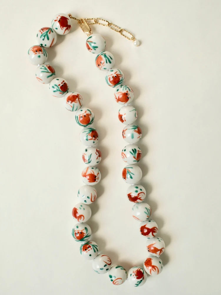 Koi Strand Necklace {Gold}