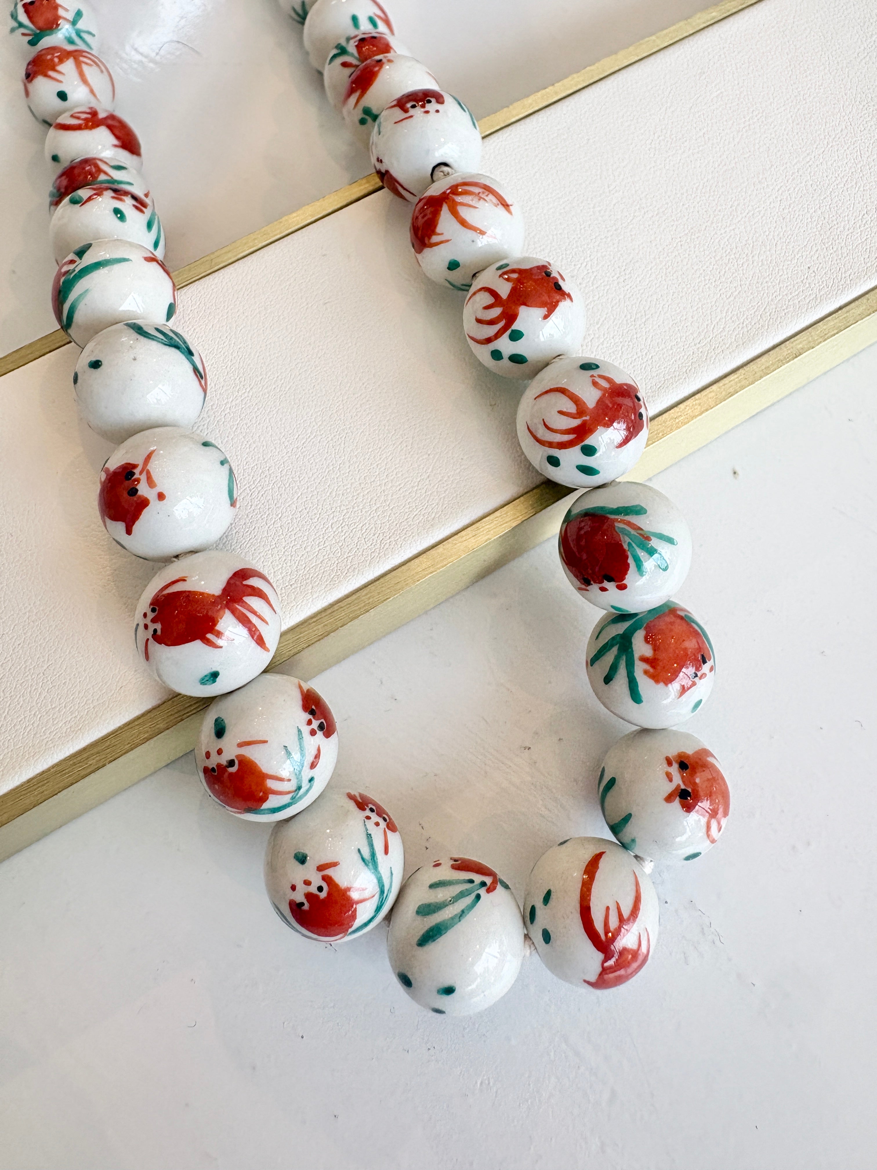 Koi Strand Necklace {Gold}