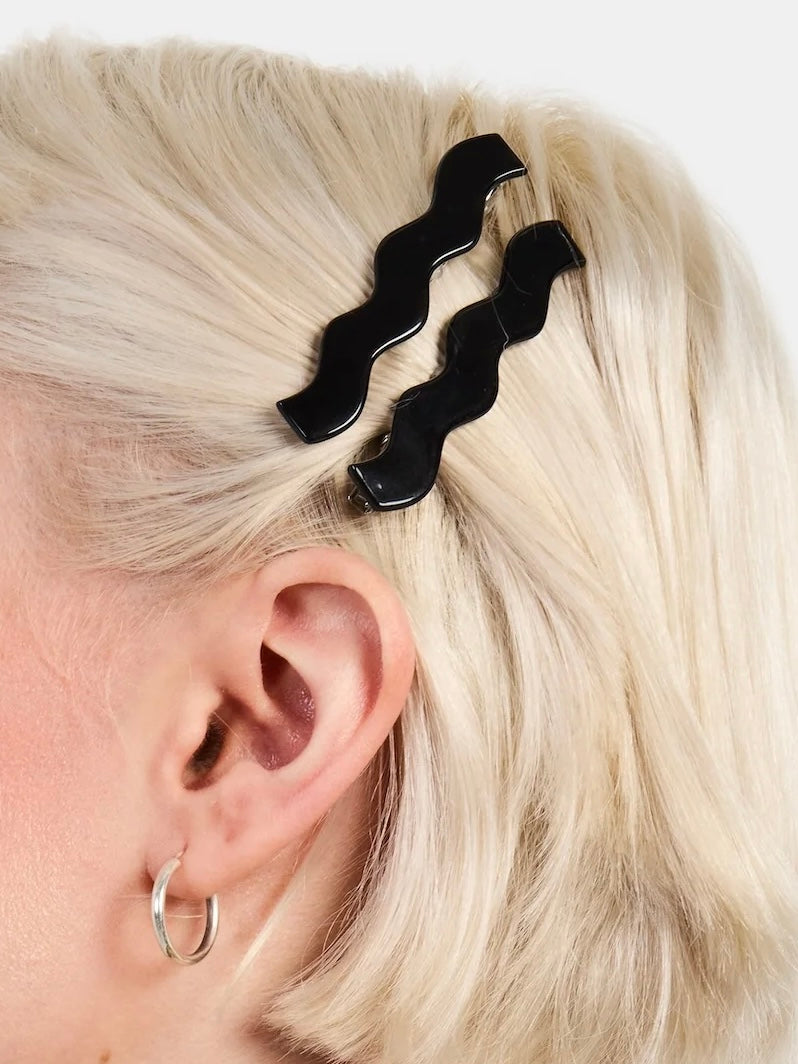 Allie Hair Clip Set {Black}
