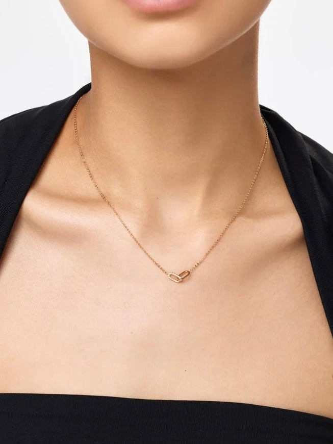 Diamond Link Necklace {10k}