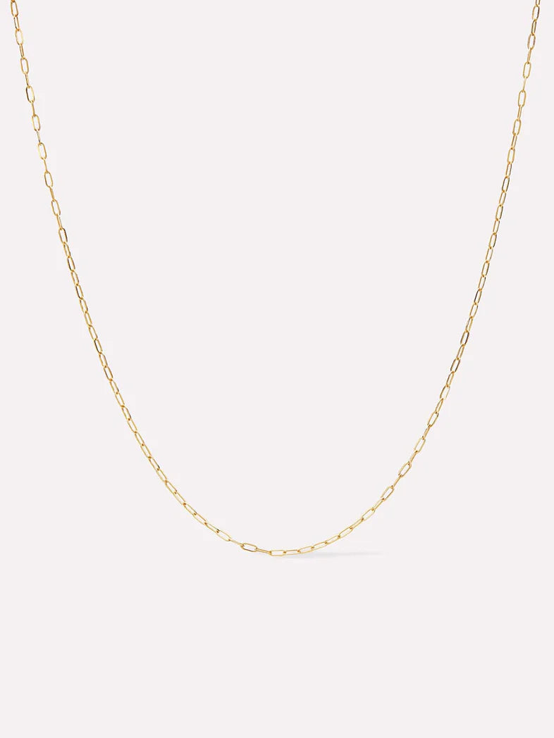 Paperclip Chain Necklace {10k}