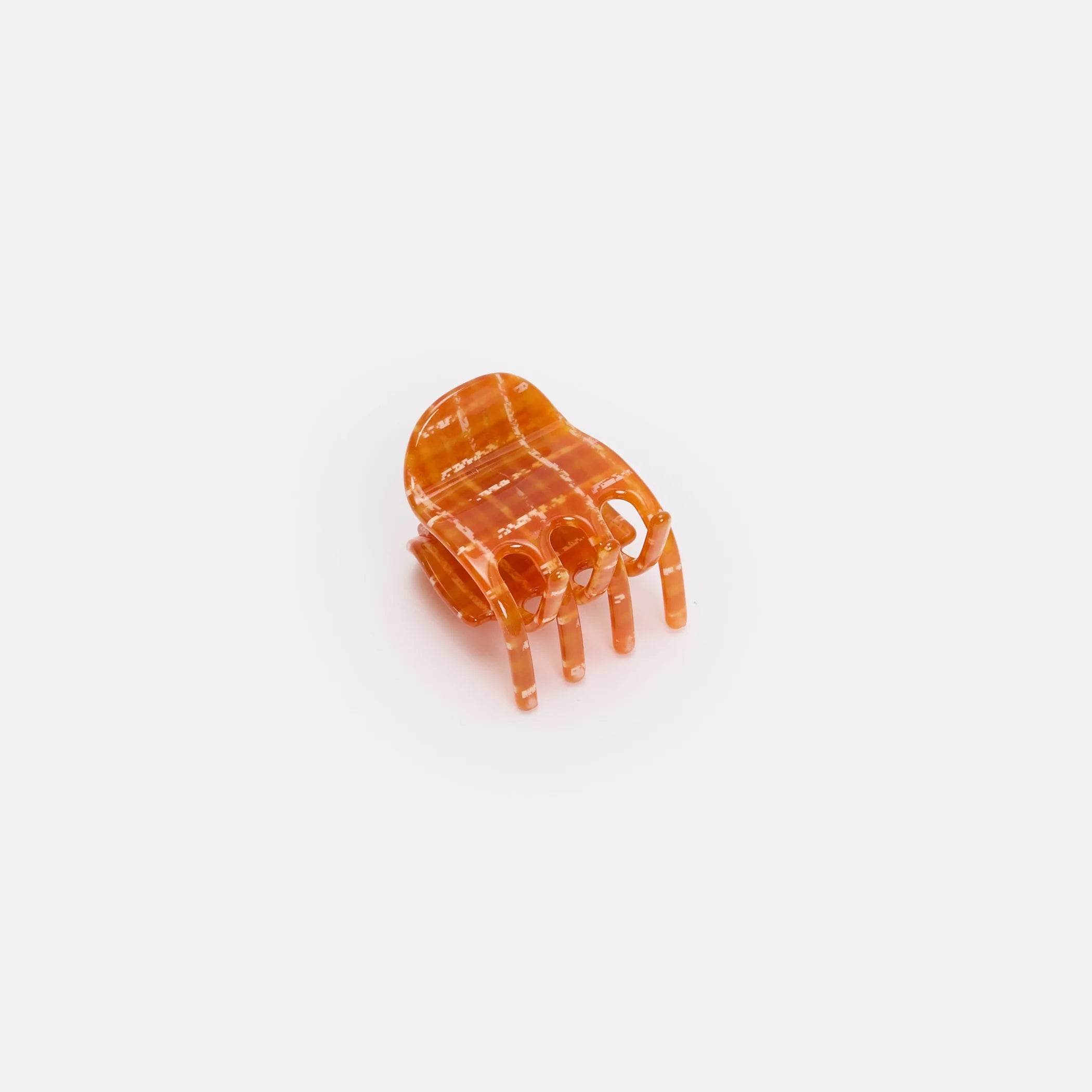 Midi Ursa Hair Claw Clip {Caramel Plaid}