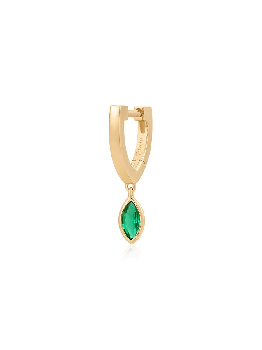 Marigold Dangle Marquise Earring {14kt}
