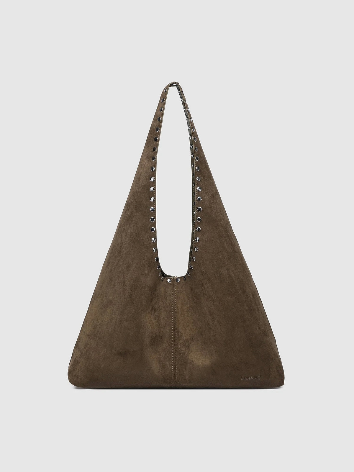 Hailey Suede Shoulder Bag {Olive}