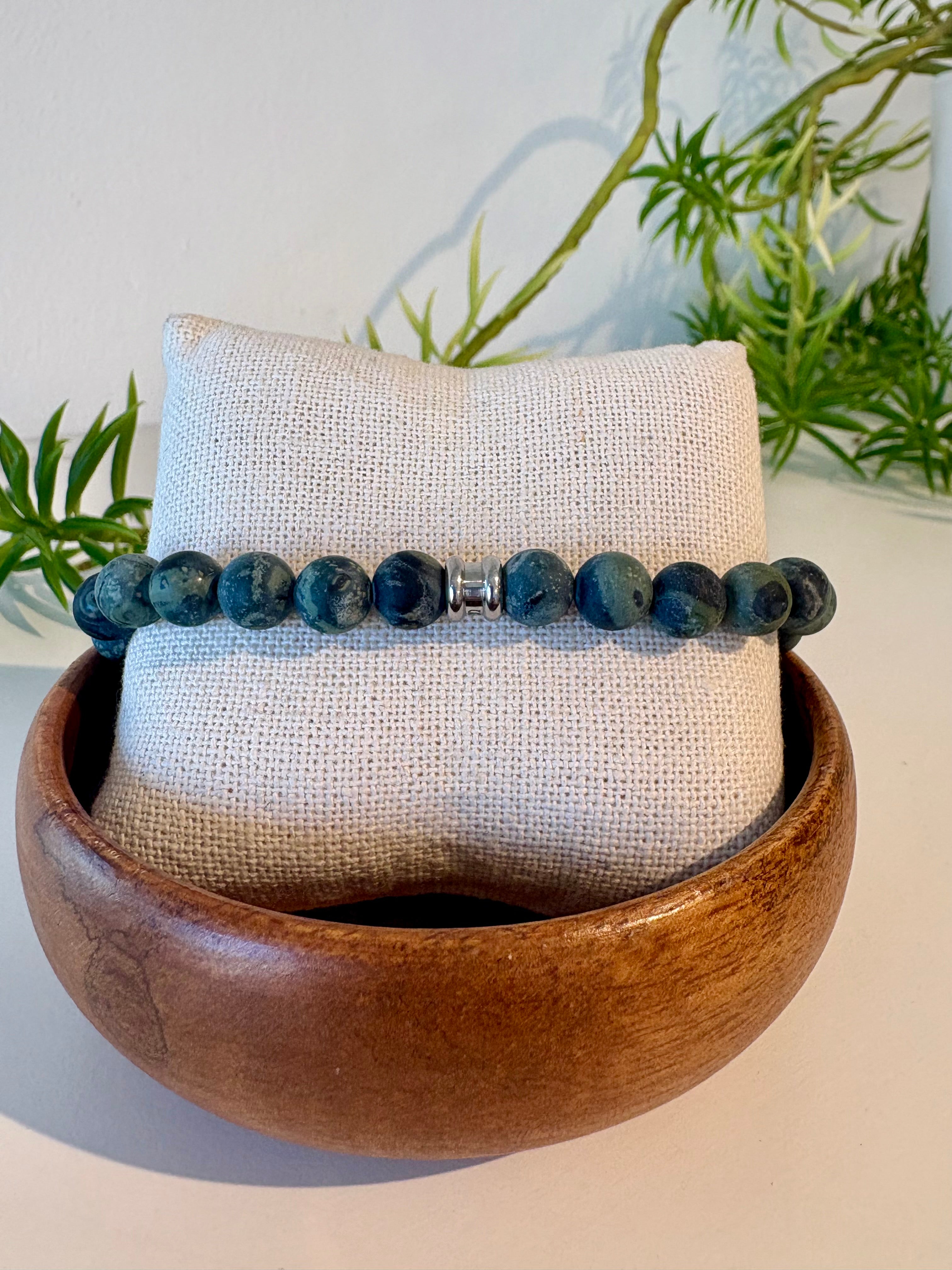 Stones Bracelet {Silver/Matte Kabamba}