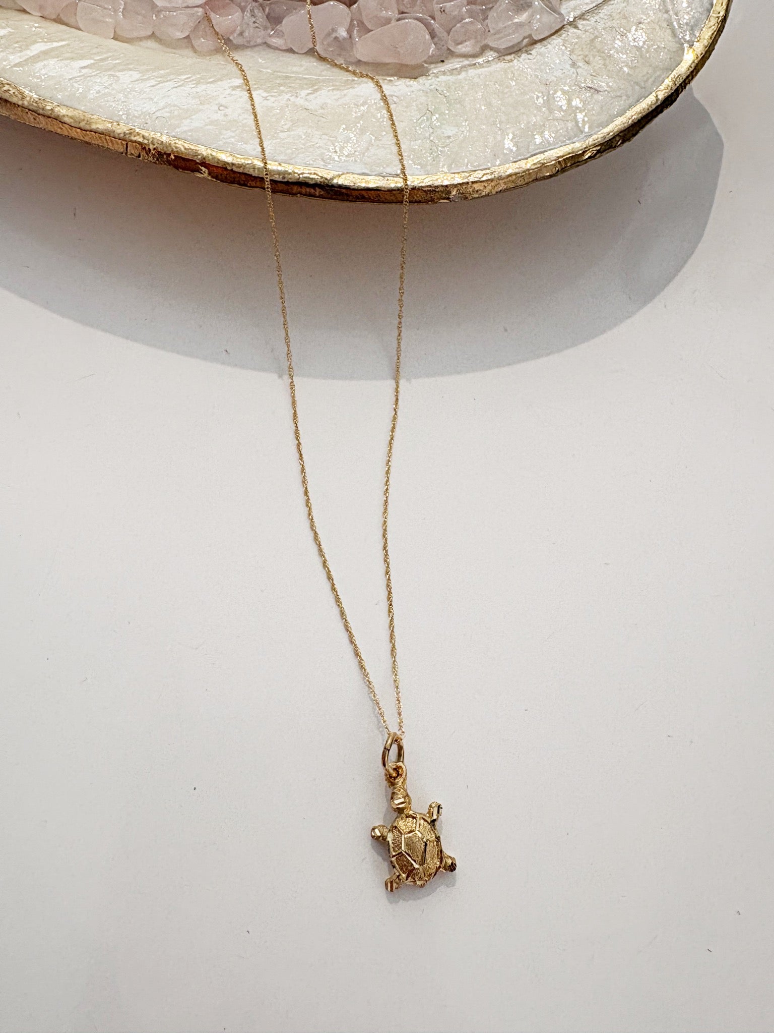 Turtle Pendant {14kt/Estate}