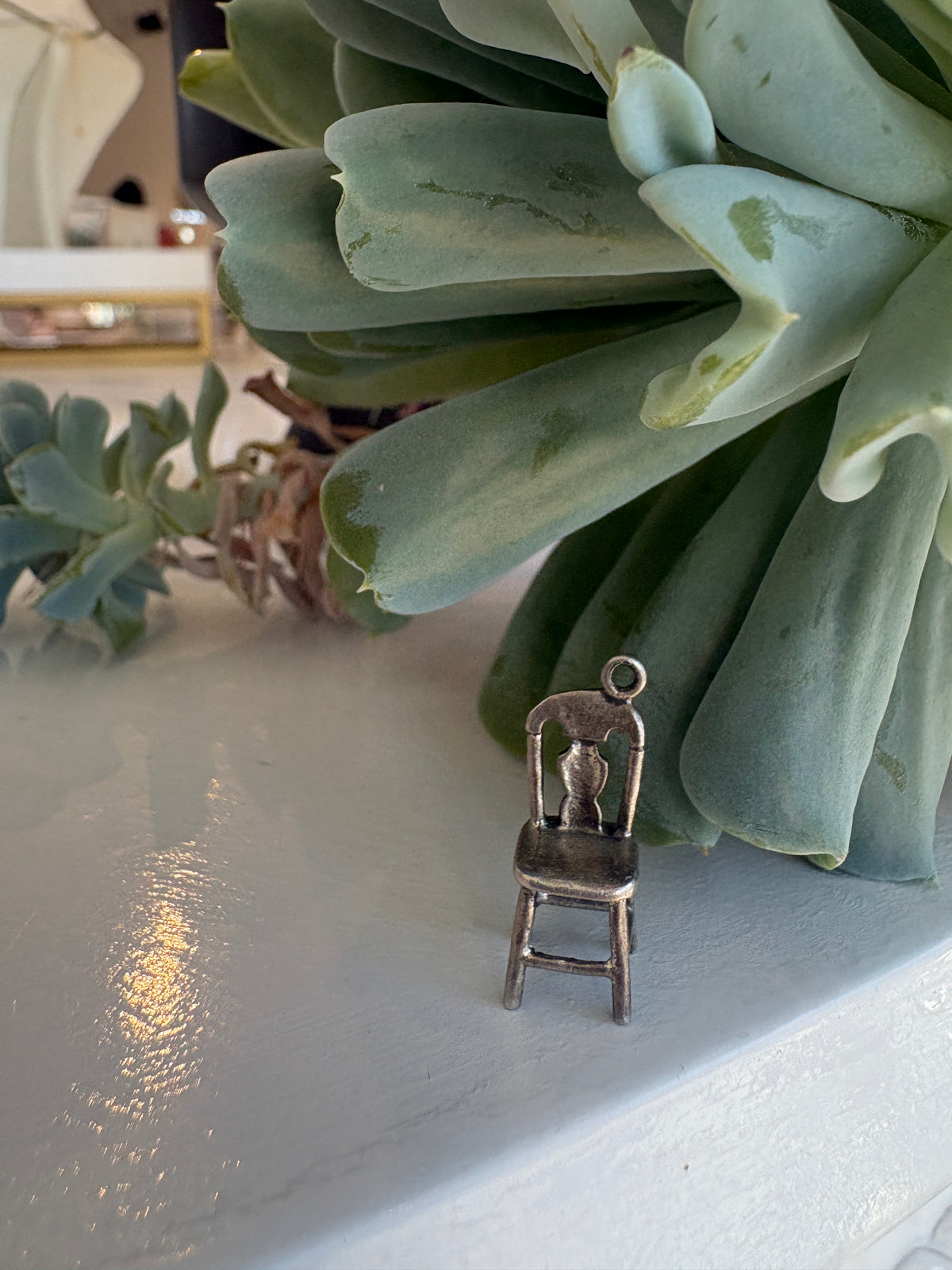 Chair Charm {Silver/Estate}