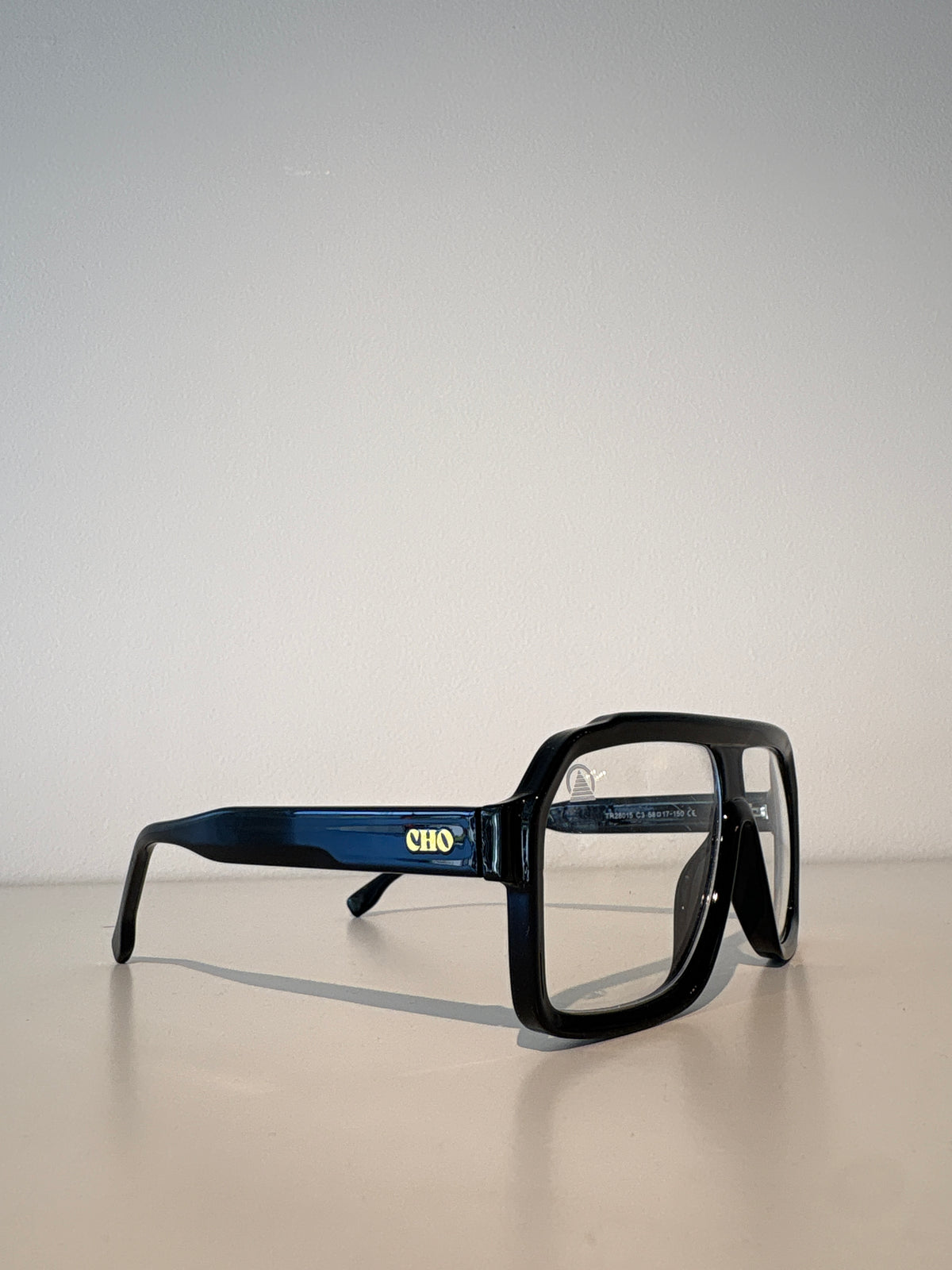 Sebastian Cho Bold Aviator {Black/Clear}