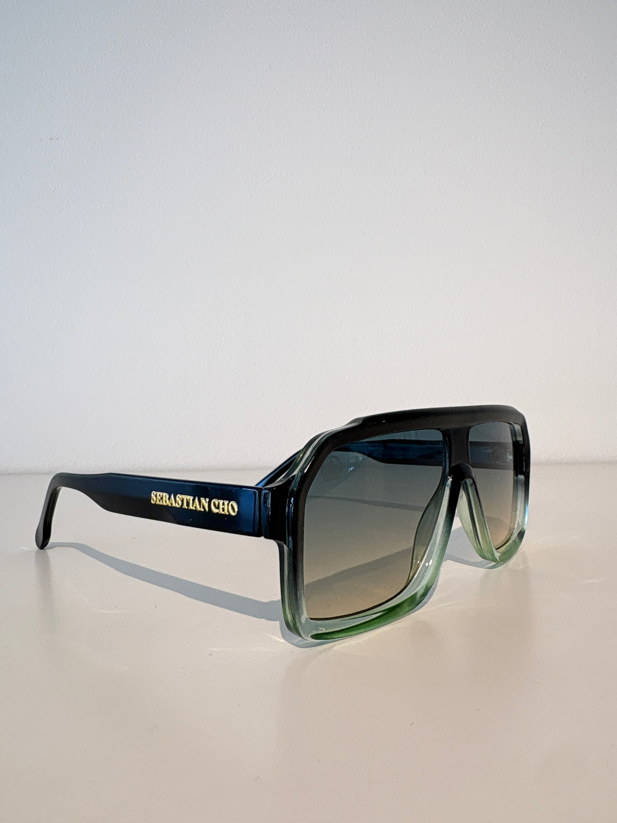 Sebastian Cho Bold Aviator {Black/Mint}