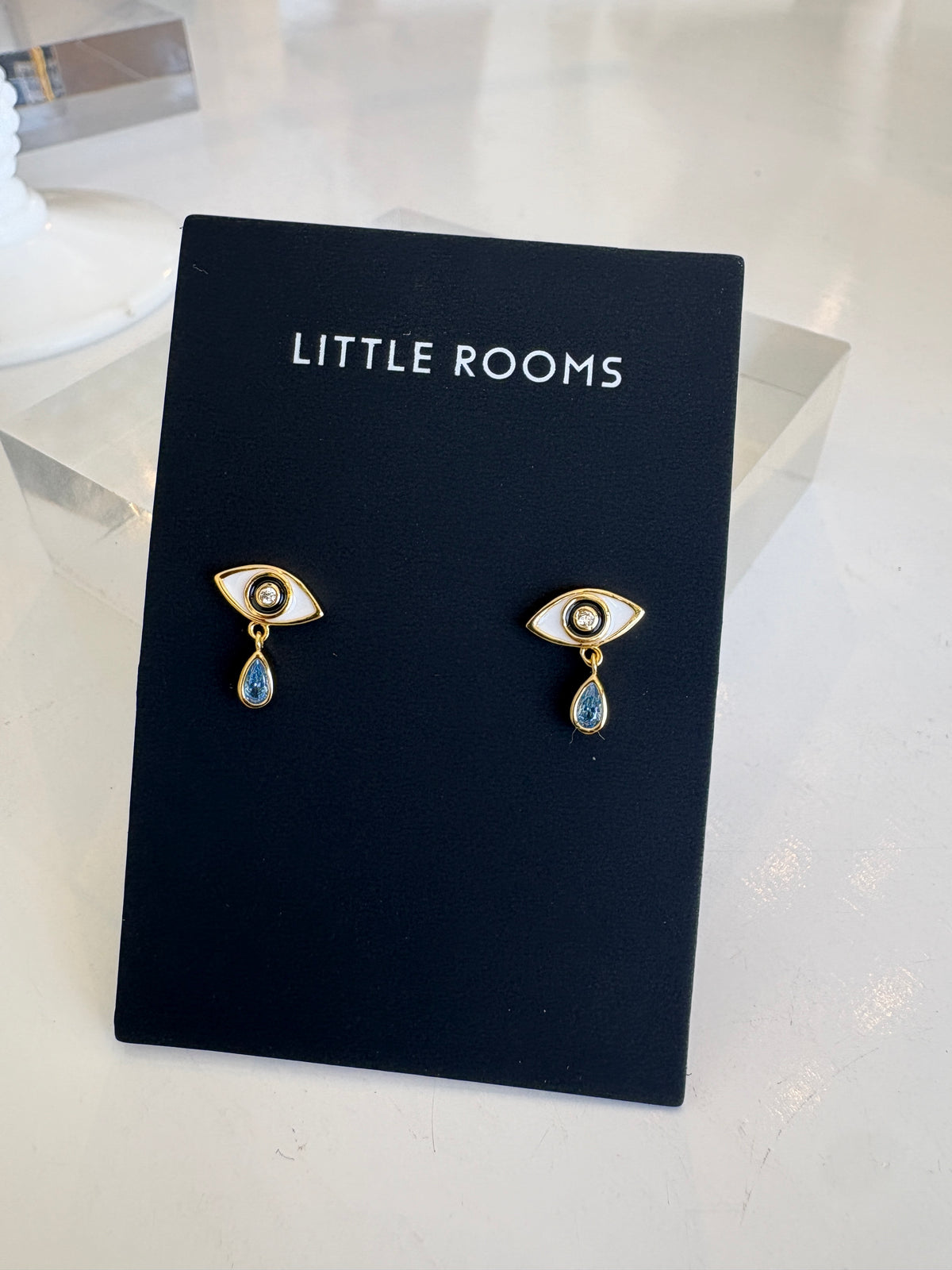 Cry Baby Stud Earrings {Gold}
