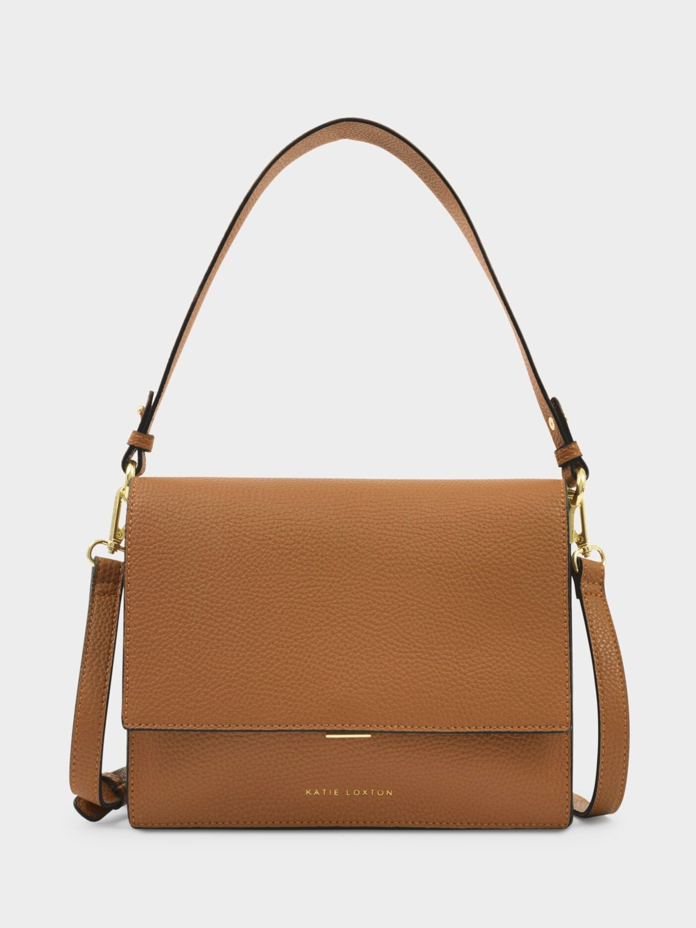 Orla Divided Crossbody Bag {Cognac}