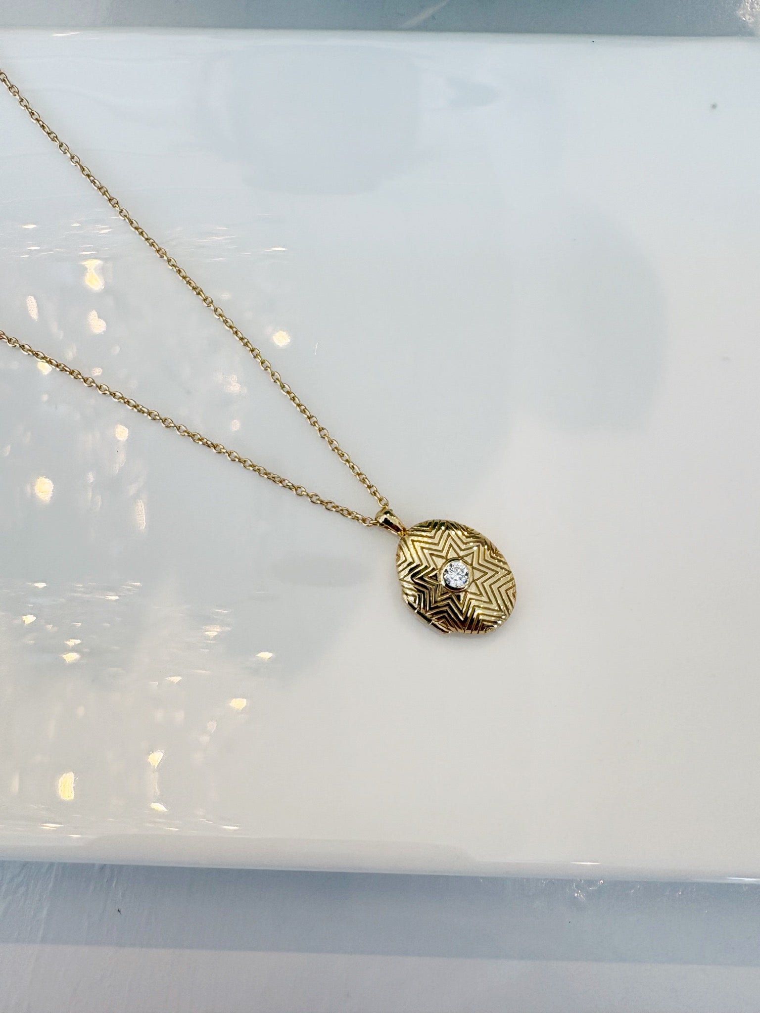 Wishing Star Locket {Gold}