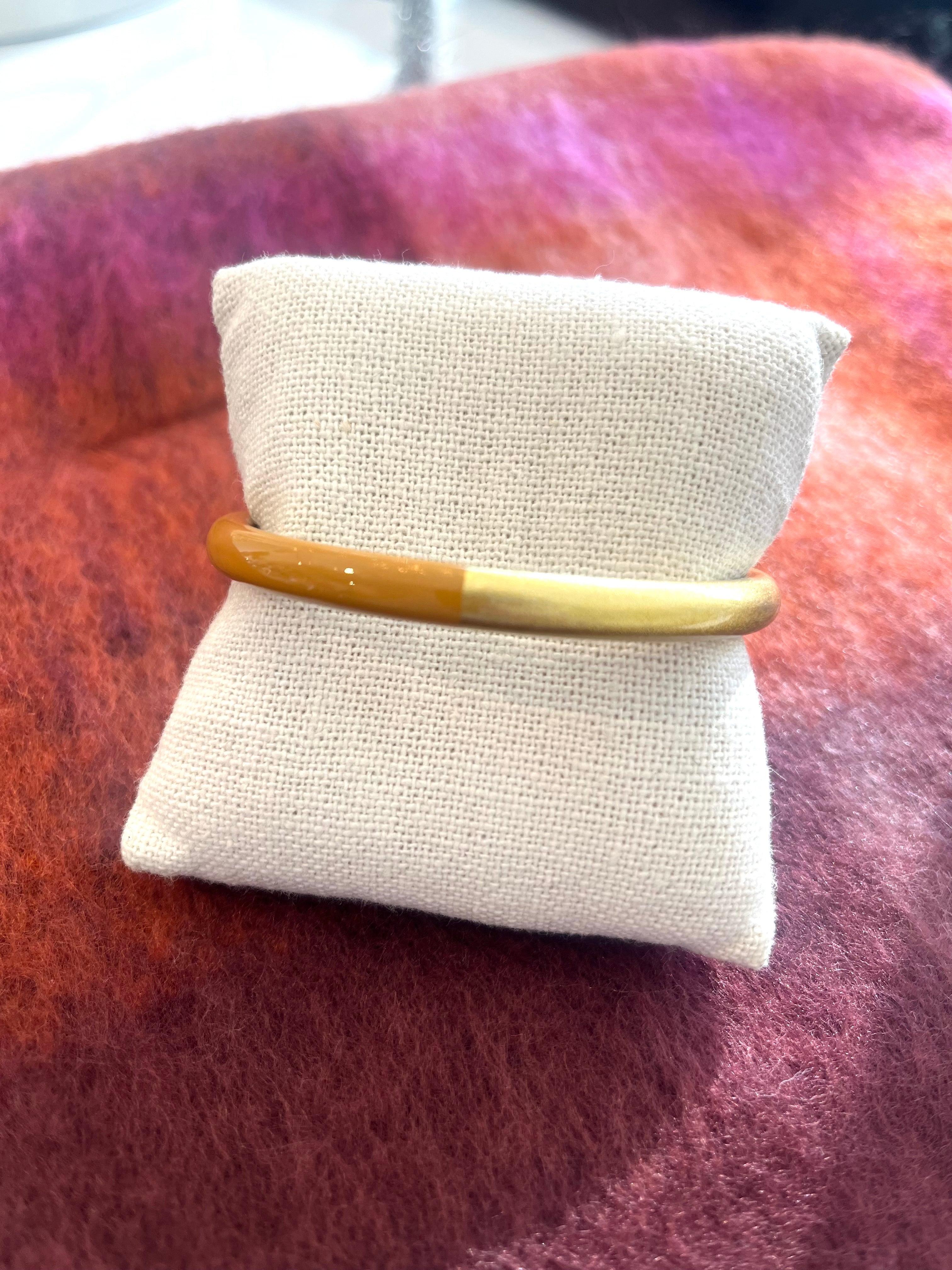 Lacquer Bangle {Mustard}