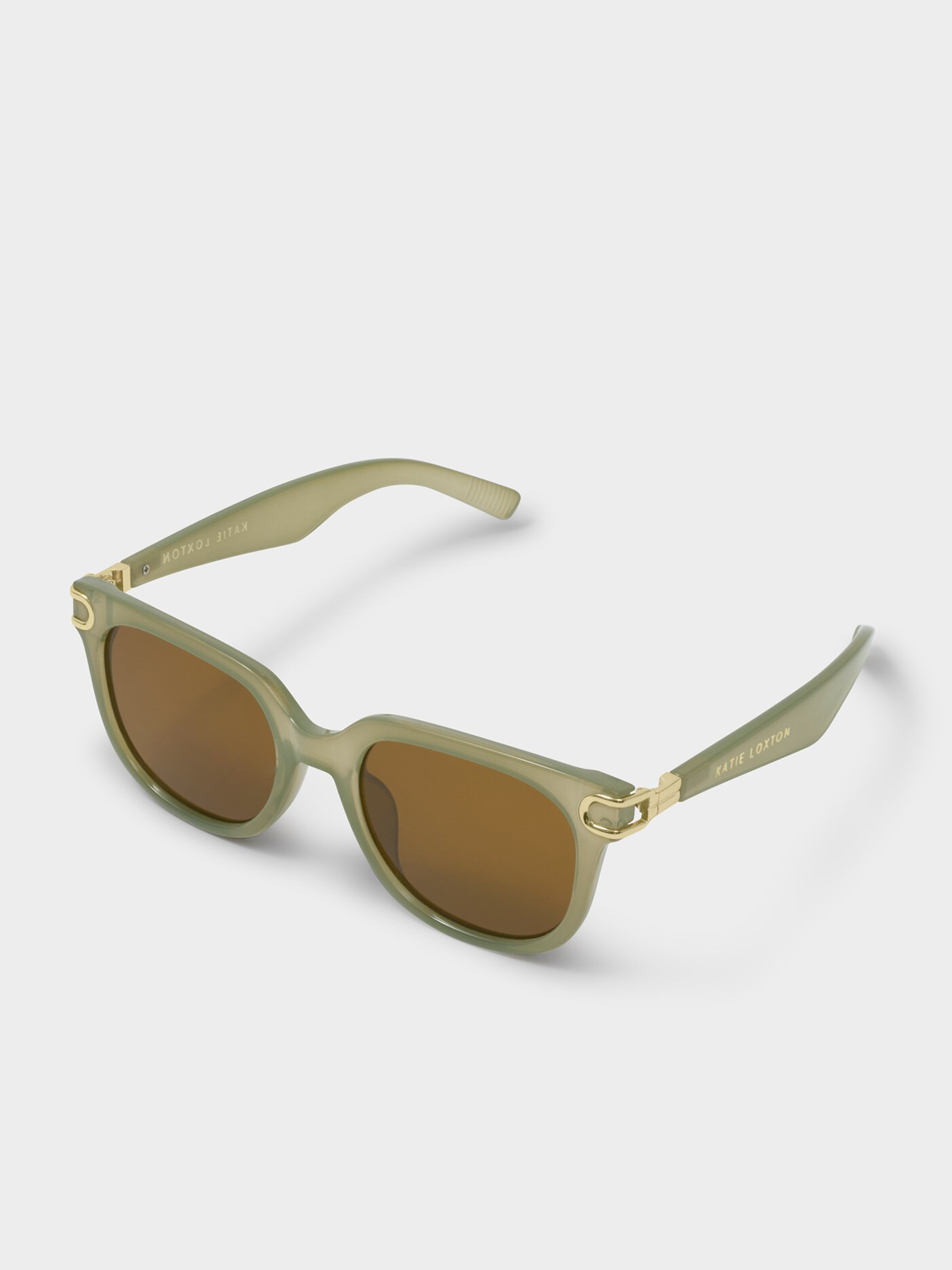 Manhattan Sunglasses {Frosted Green Transparent}