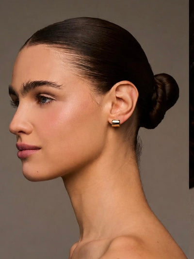 Harper Wide Hoops {Gold}
